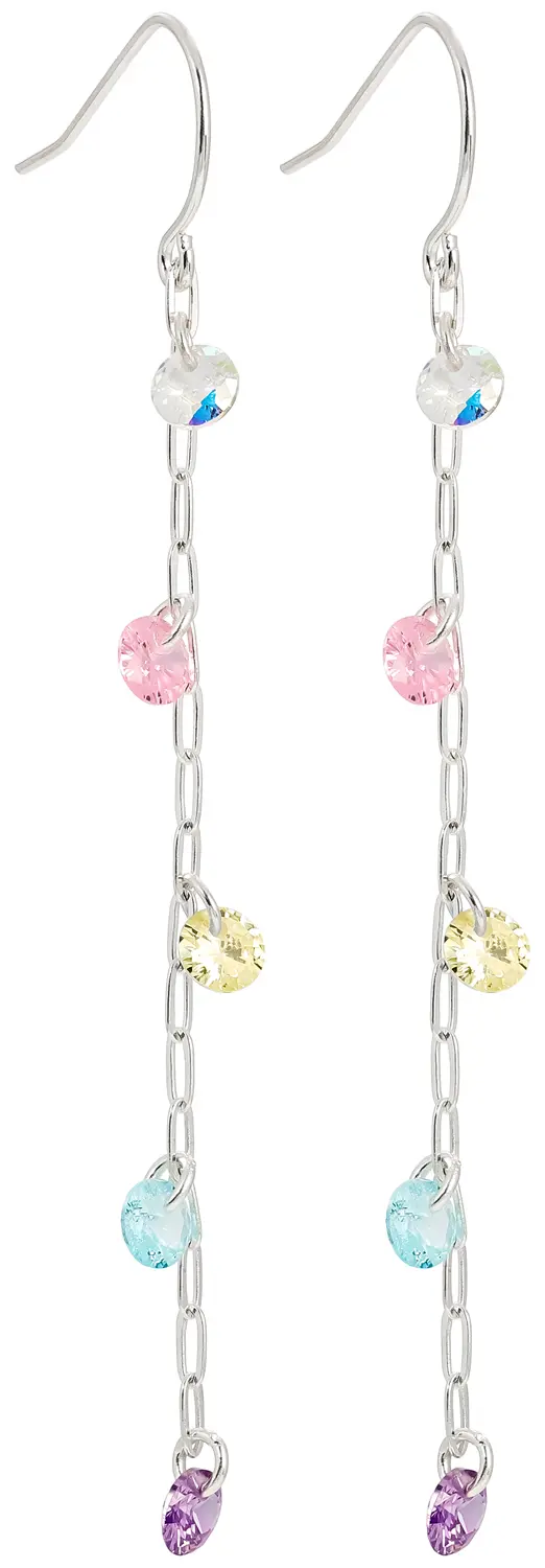 Pendants d'oreilles - Pastel Chain