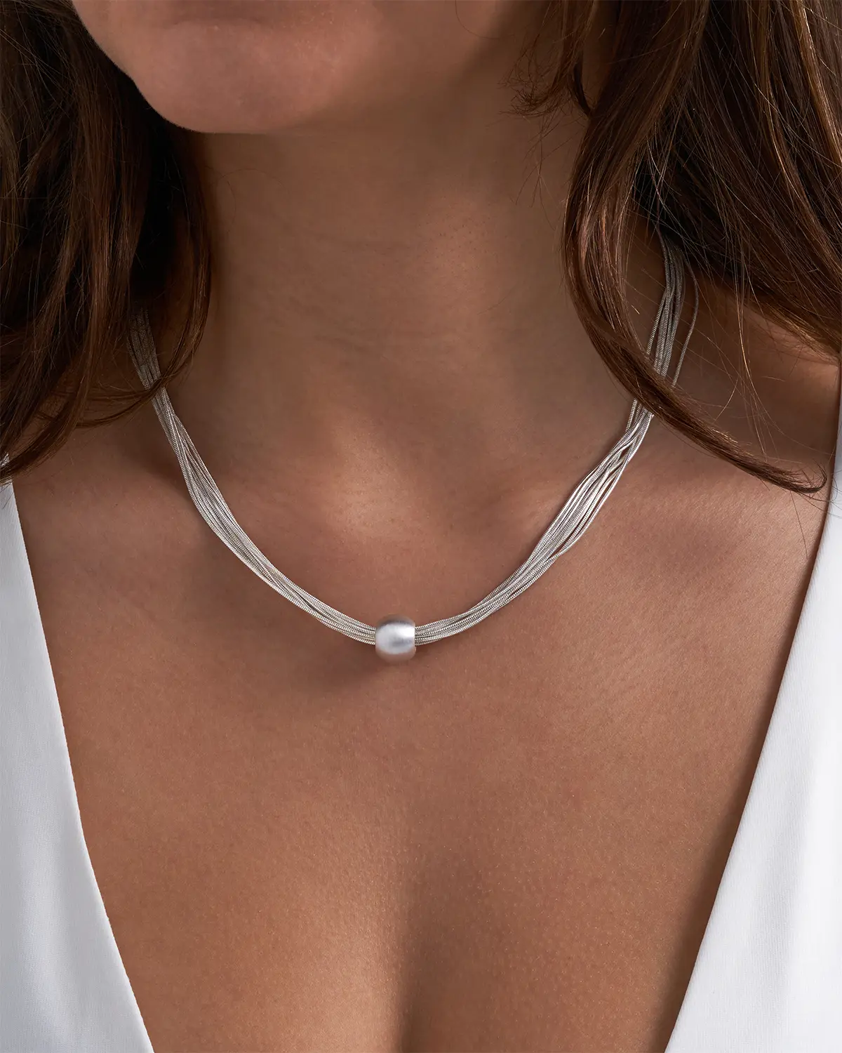 Layering Kette - Soft Silver