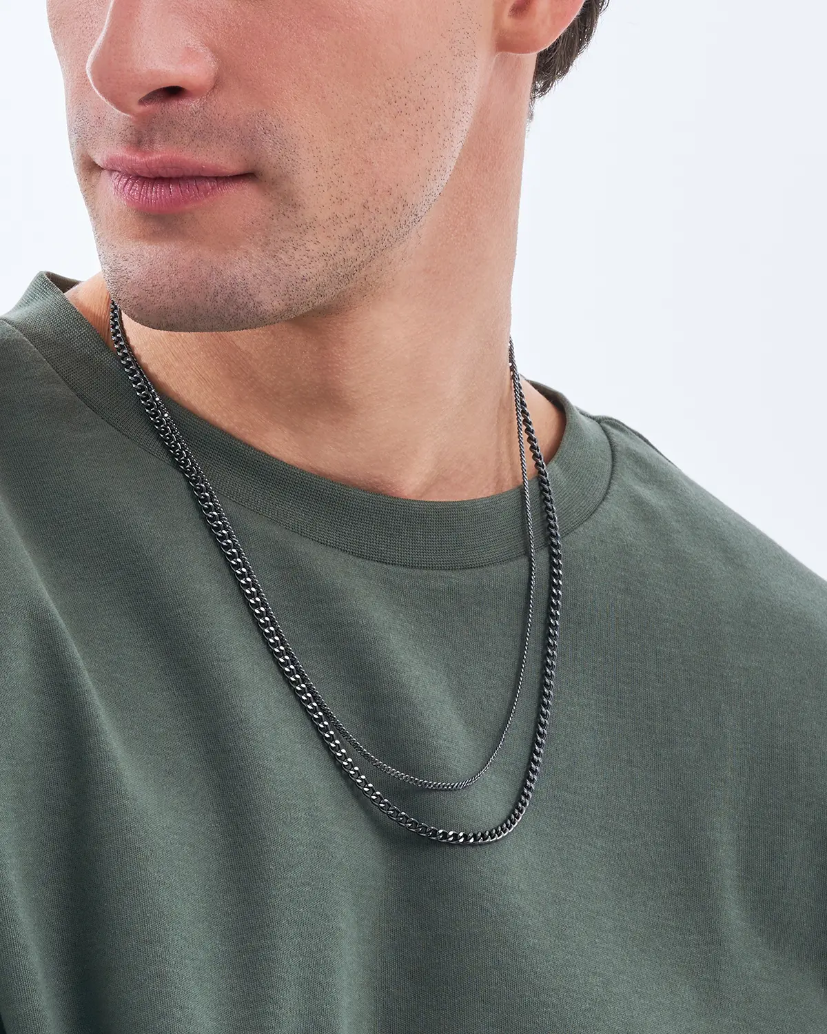 Ensemble de colliers pour hommes - Hematite Classic