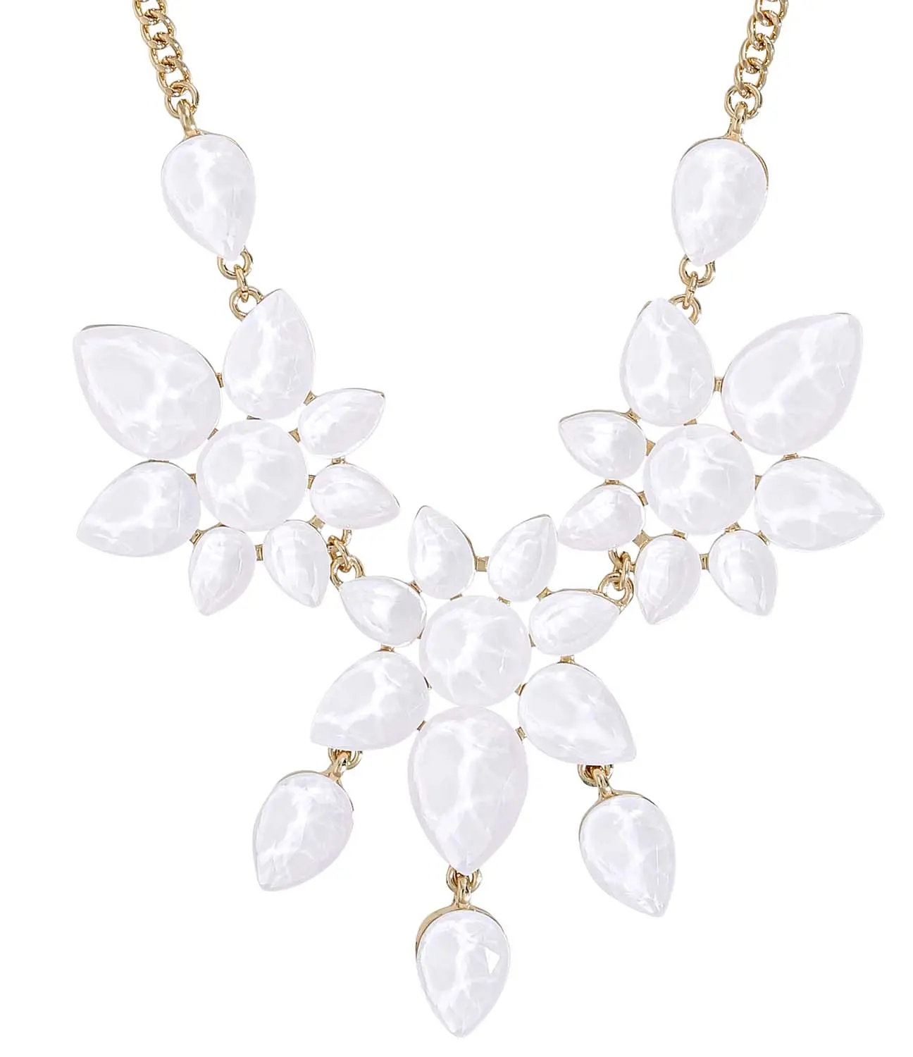 Collier - White Florals