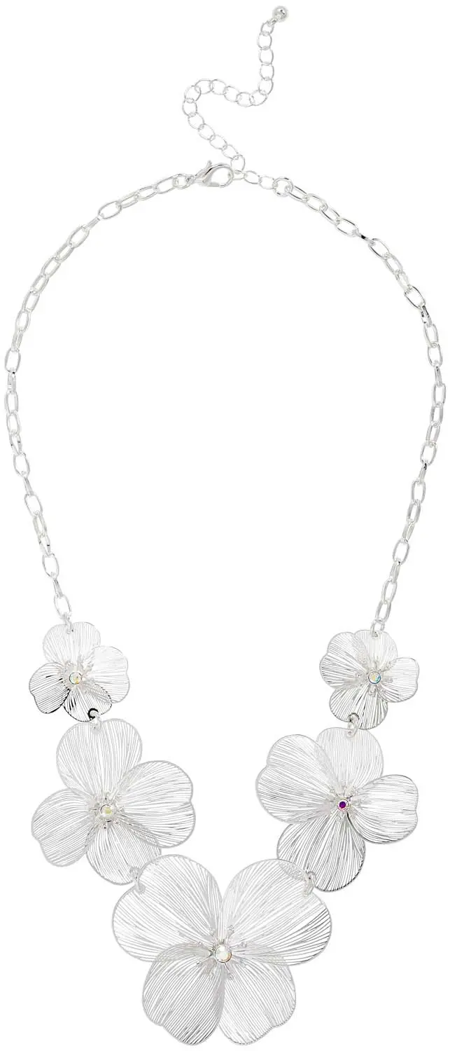 Collier - Silver Petal 