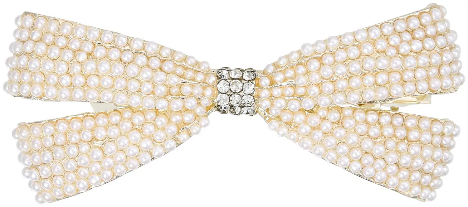 Barrette - Pearly Bow