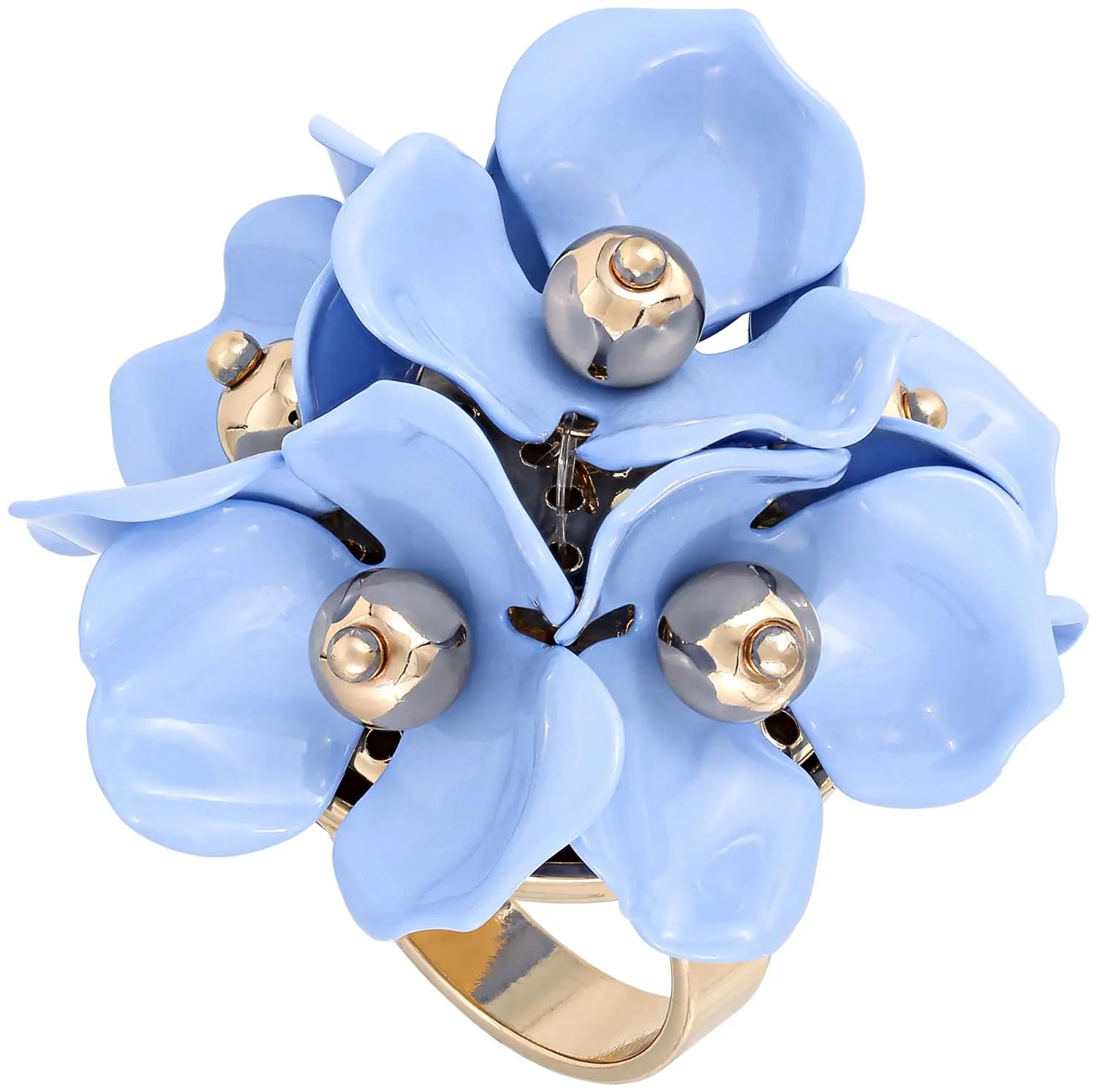 Ring - Blue Bouquet