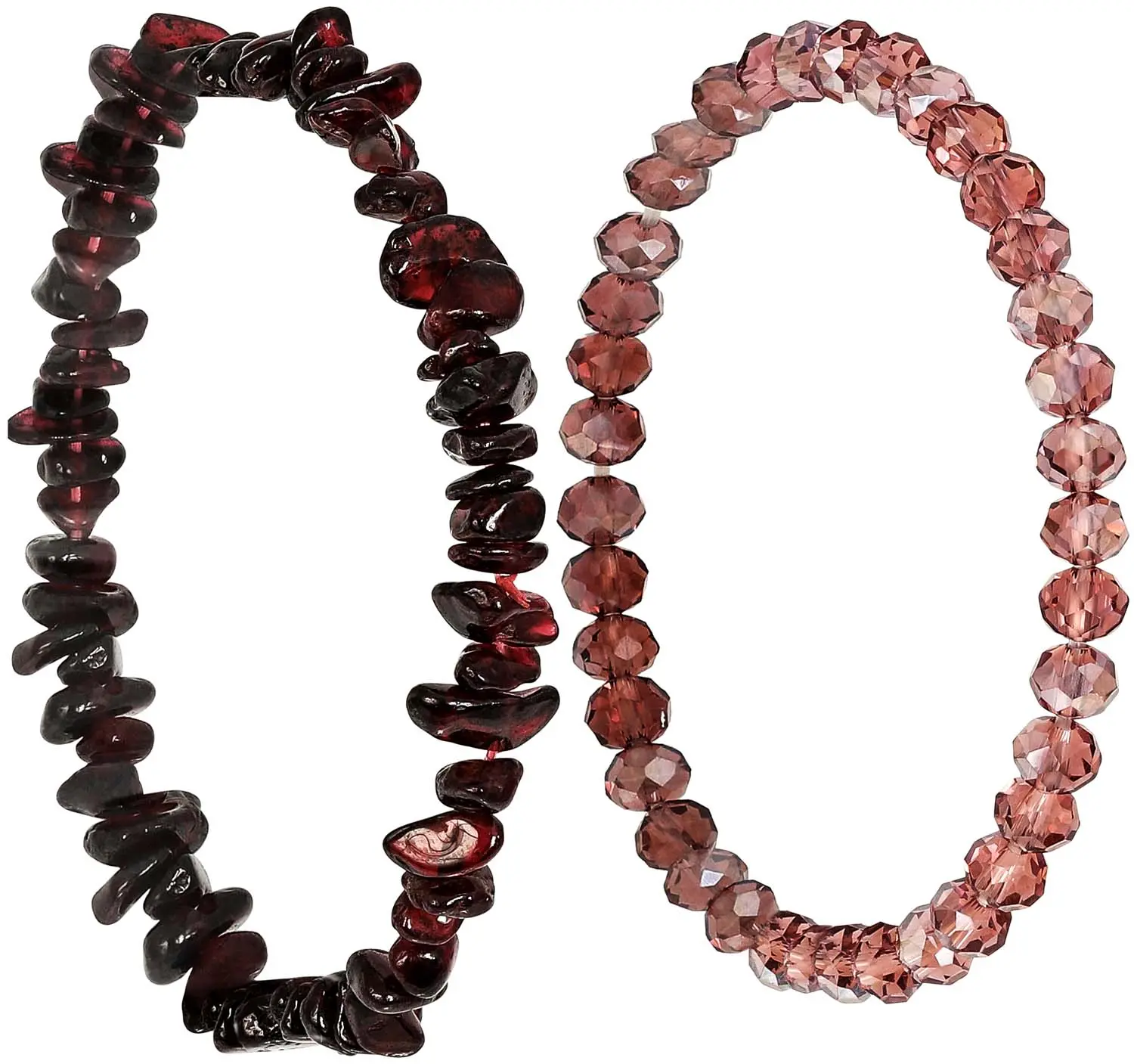 Armbanden set - Plum Gems