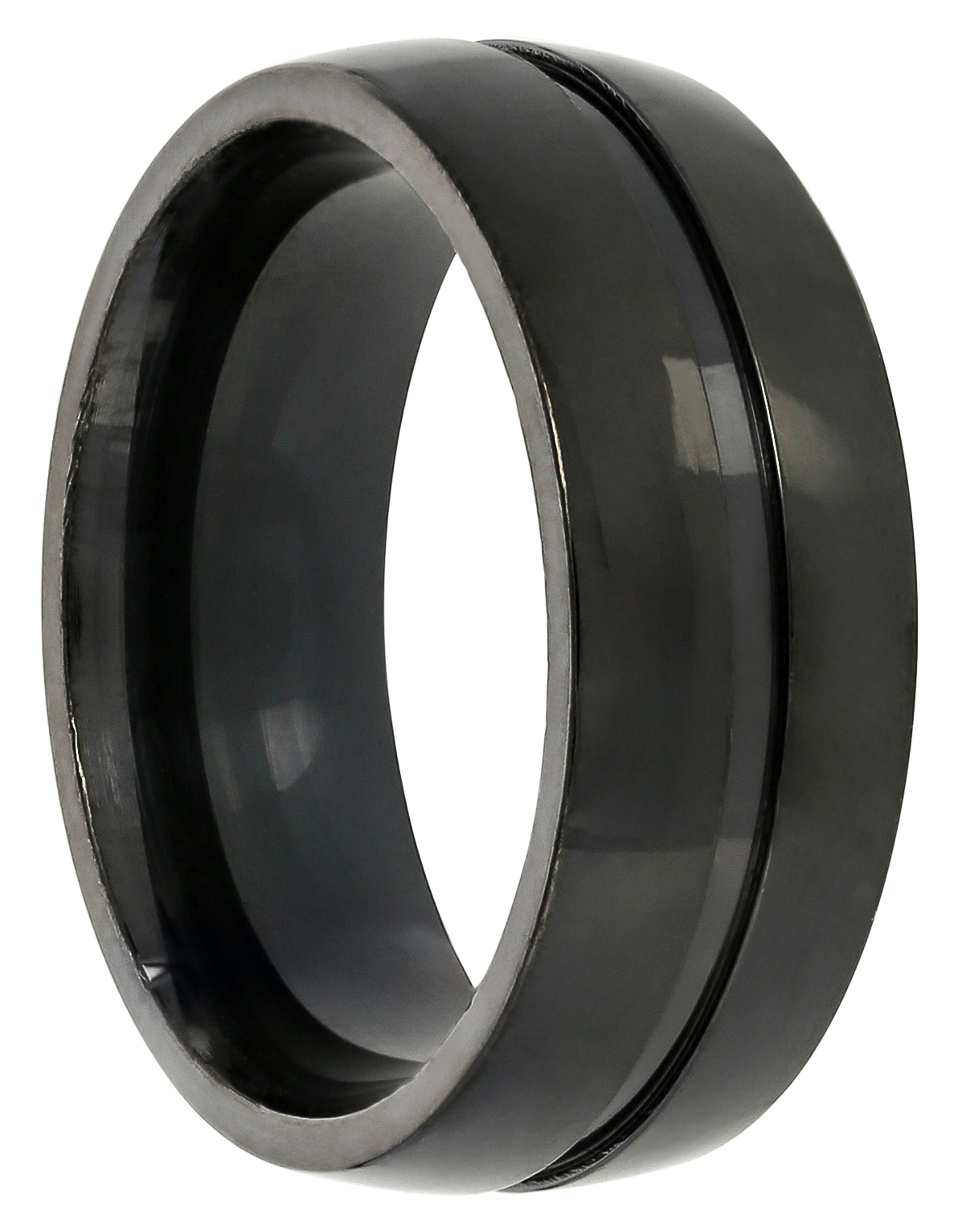 Herren Ring - Black Steel