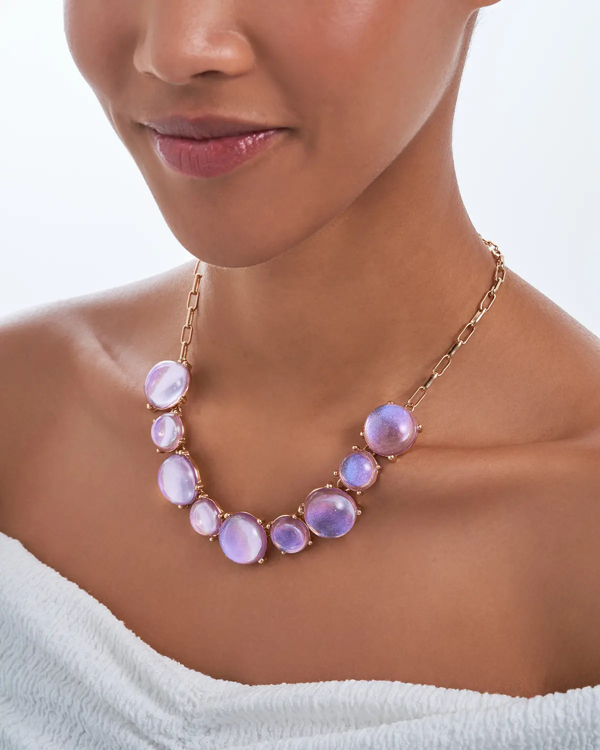 Ketting - Lavender Glitter