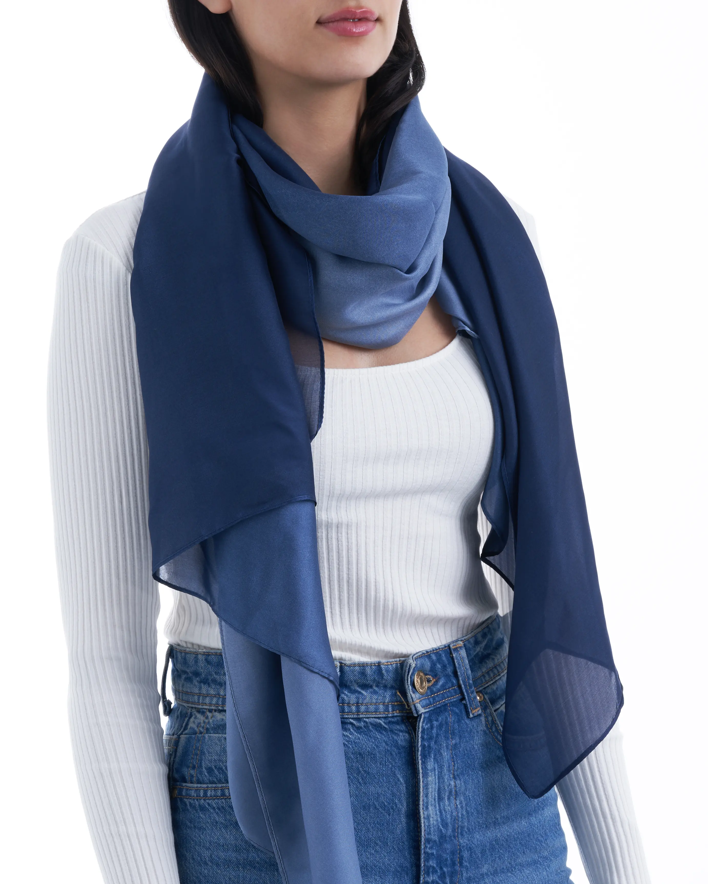 Foulard - Blue Ombre