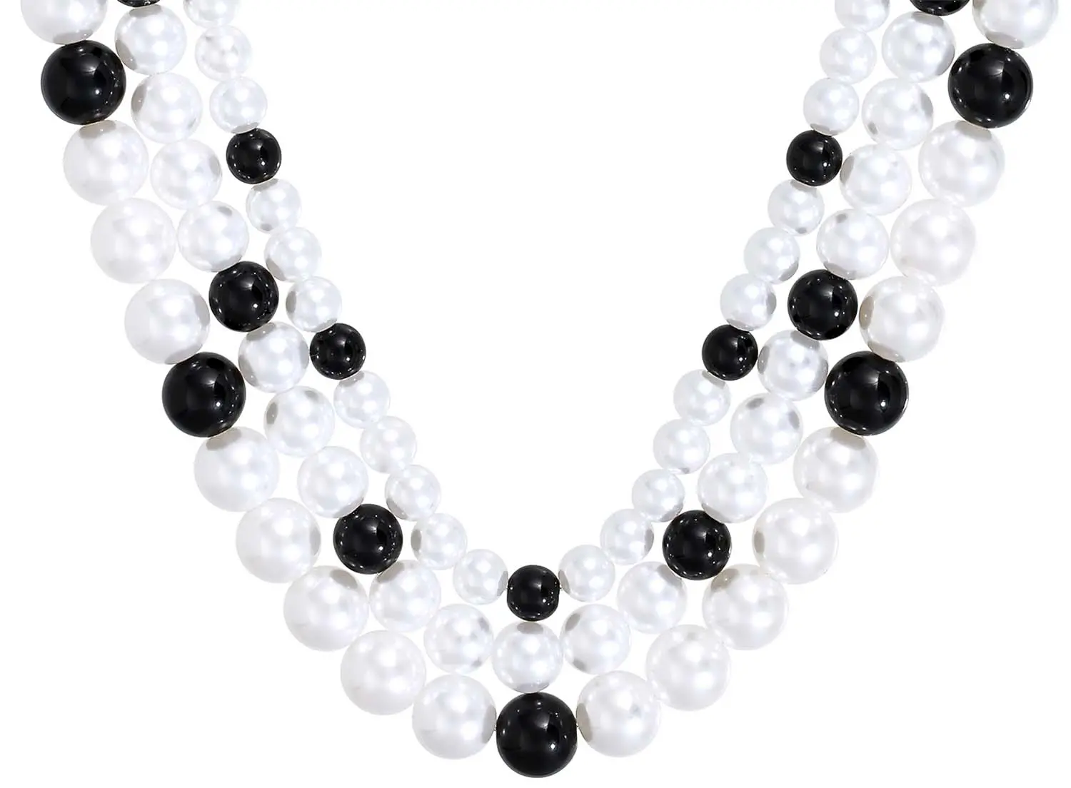 Layering ketting - Vintage Pearls