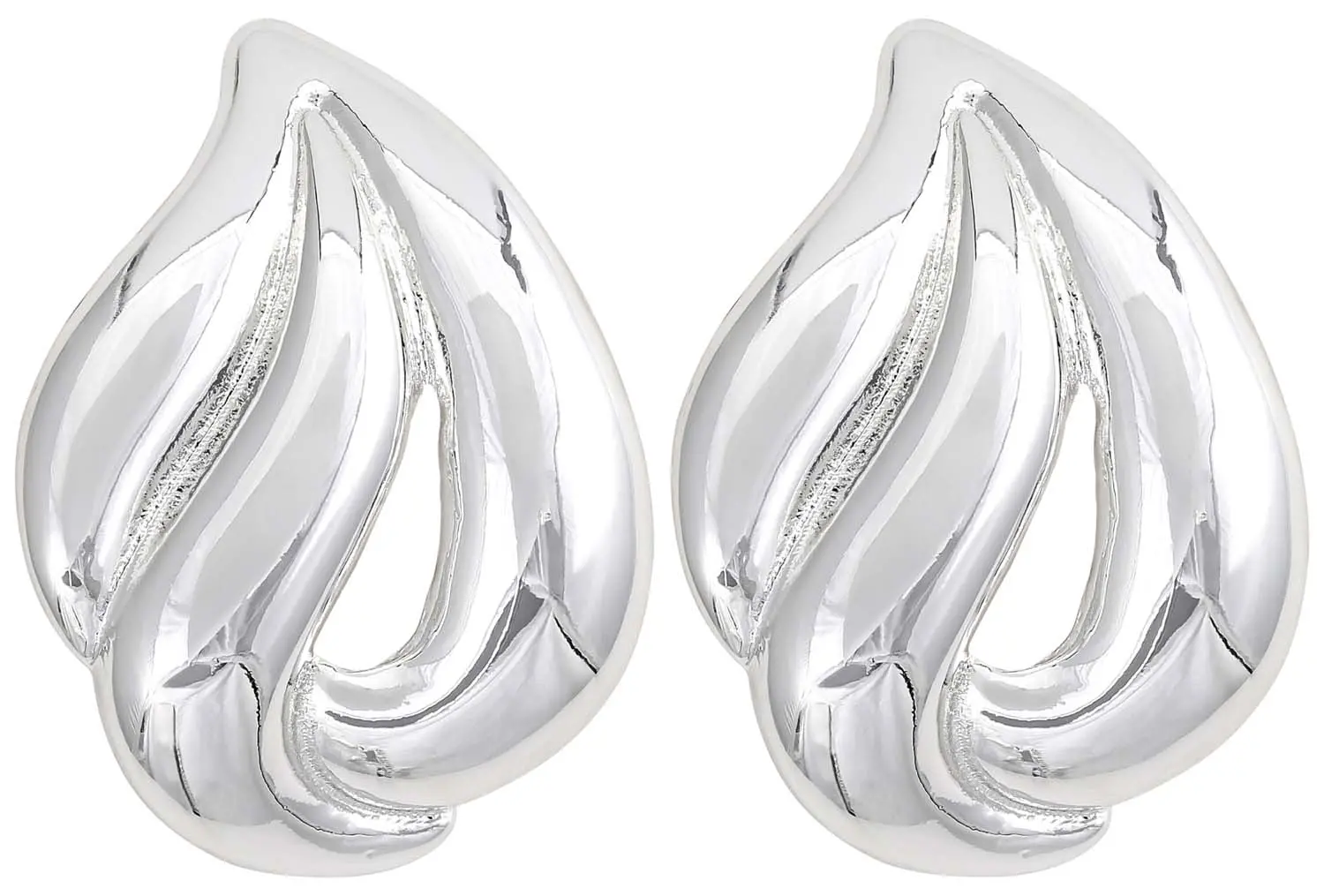 Clous d'oreilles - Silver Chunk