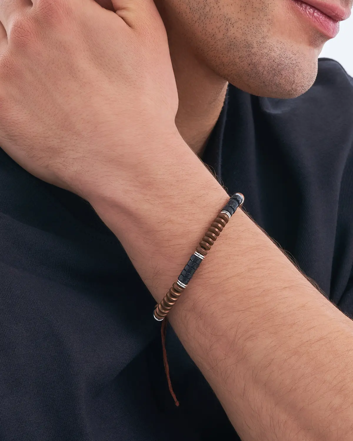 Herren Armband - Classic Beads