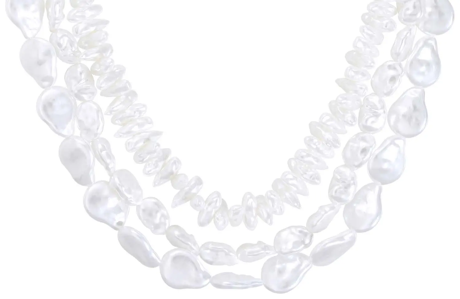 Collana stratificata - Different Pearls