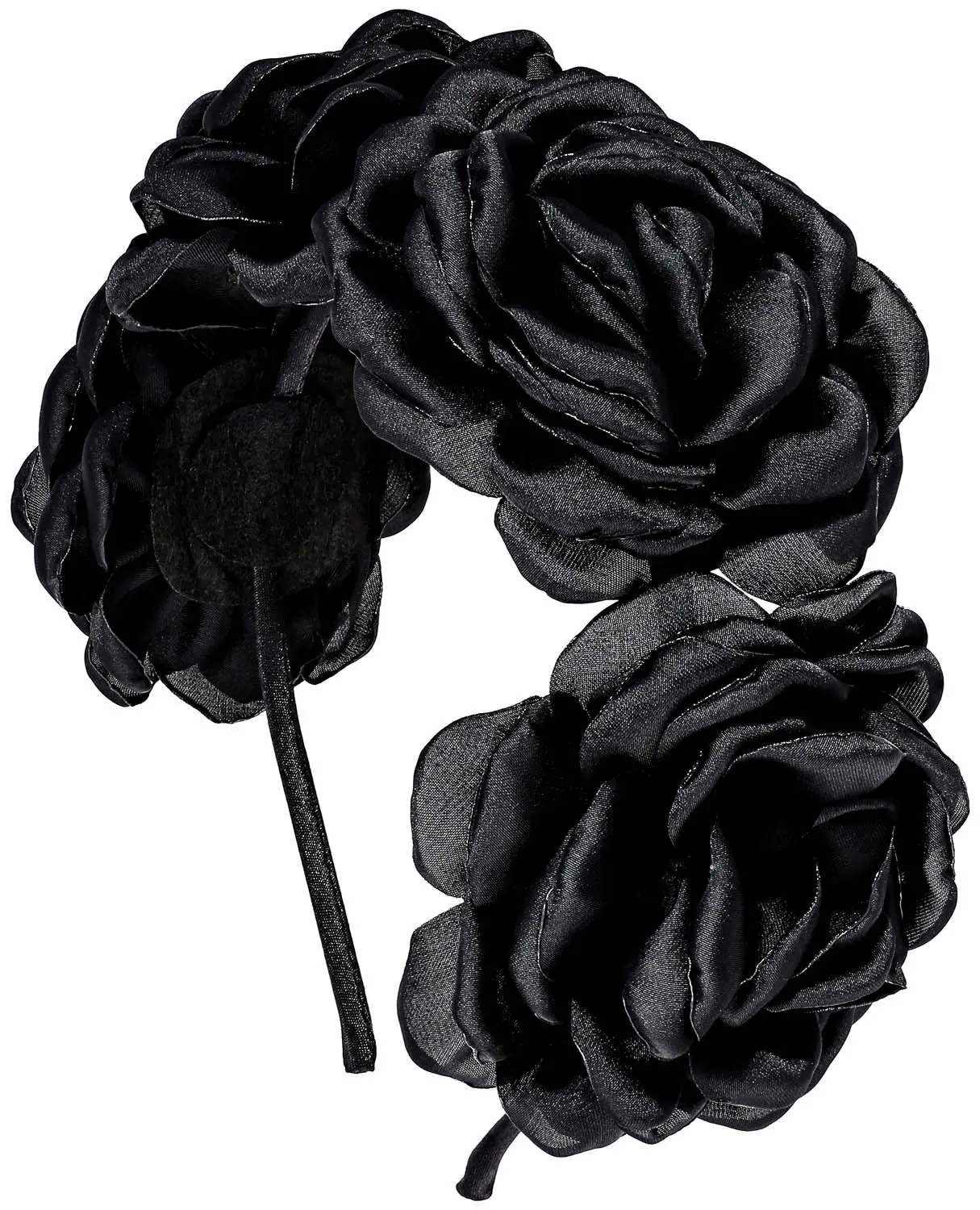 Obręcz do włosów - Floral Black