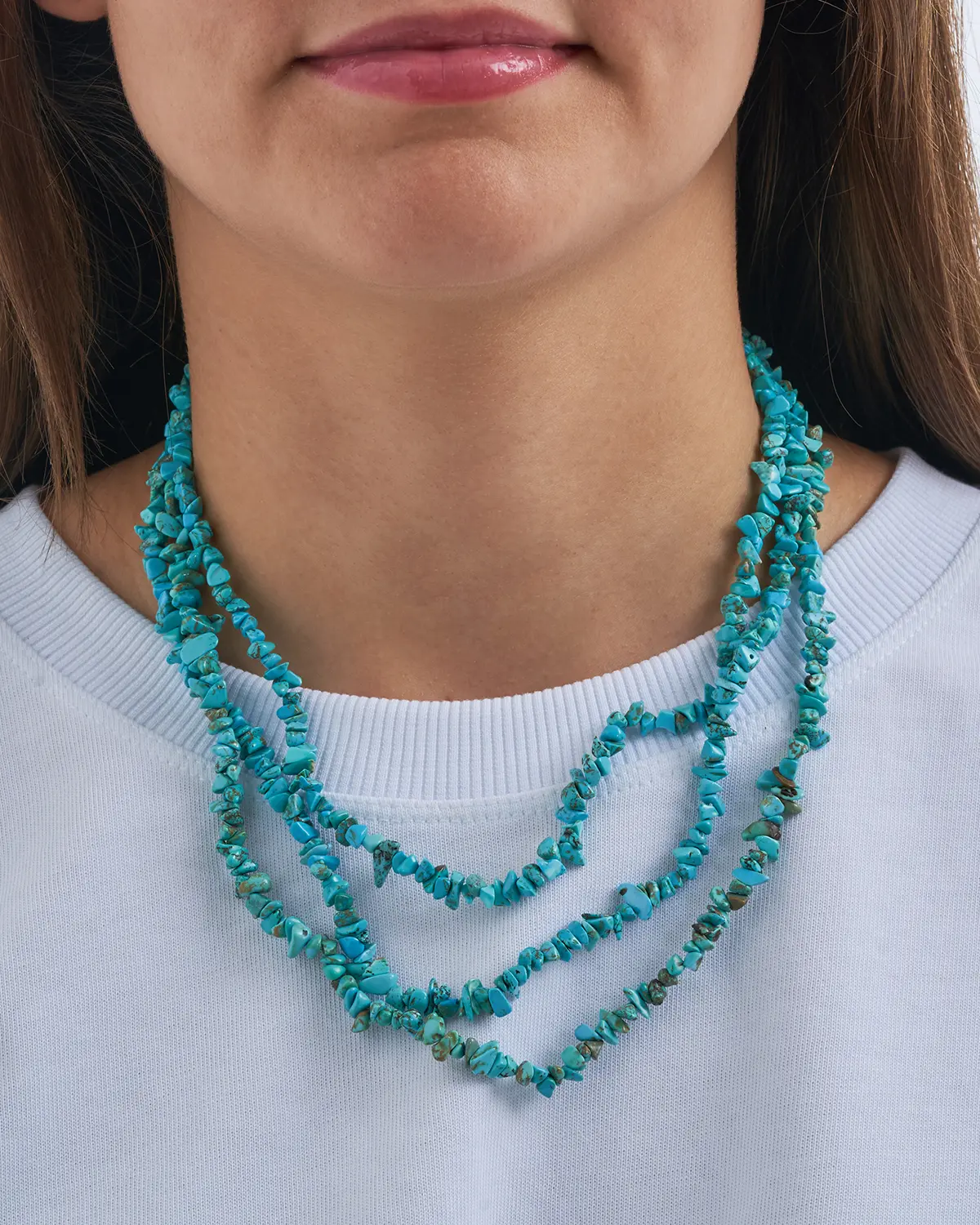 Collar a capas - Edgy Turquoise