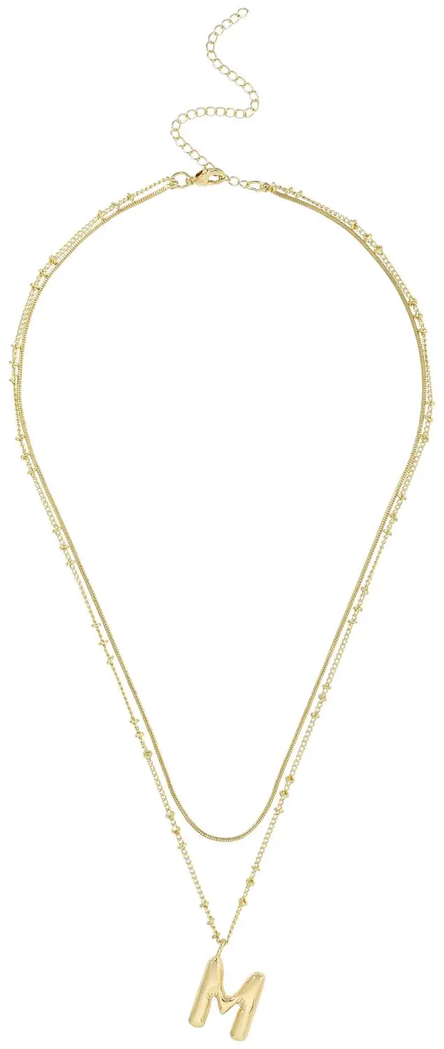 Collier multirangs - Initial M