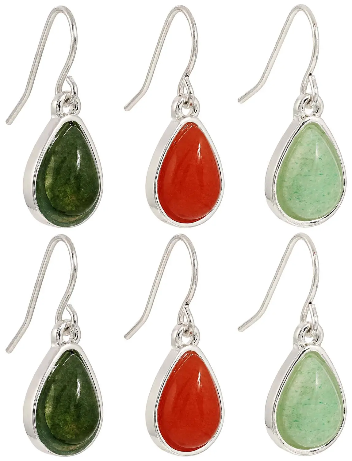 Set di orecchini a pendente - Aventurine Gems