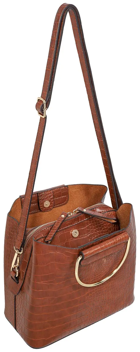 Tasche - Brown Croco