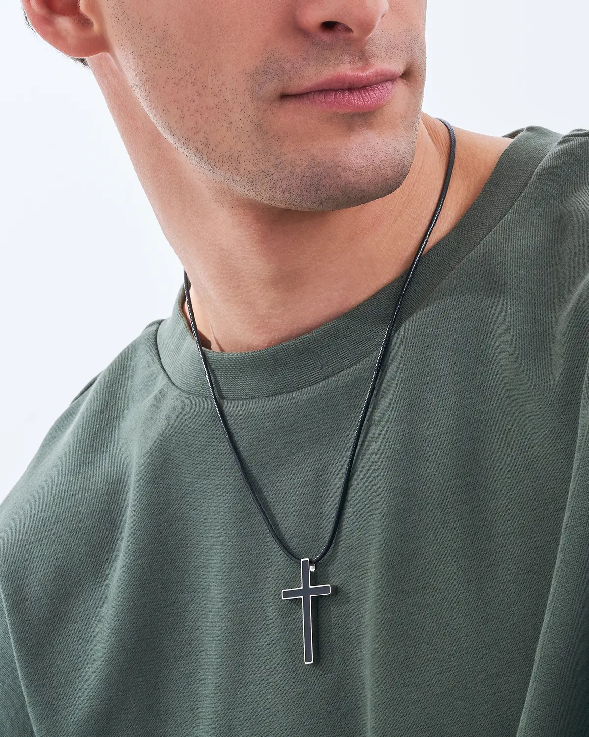 Herren Kette - Dark Cross