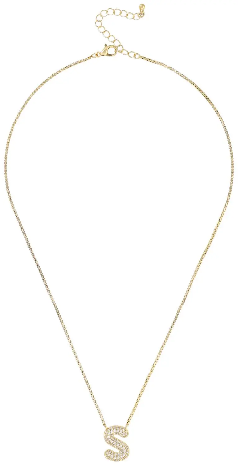 Collier - Initial S