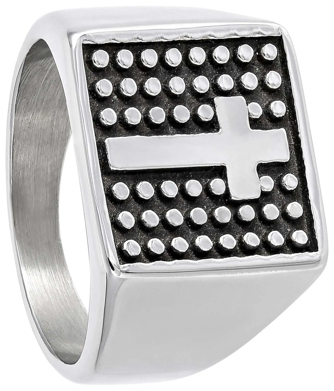 Anillo para hombre - Statement Cross