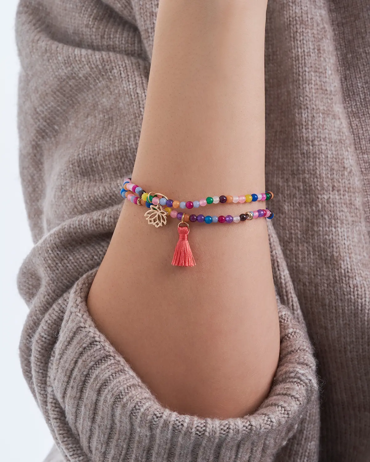 Armbanden set - Colorful Lotus