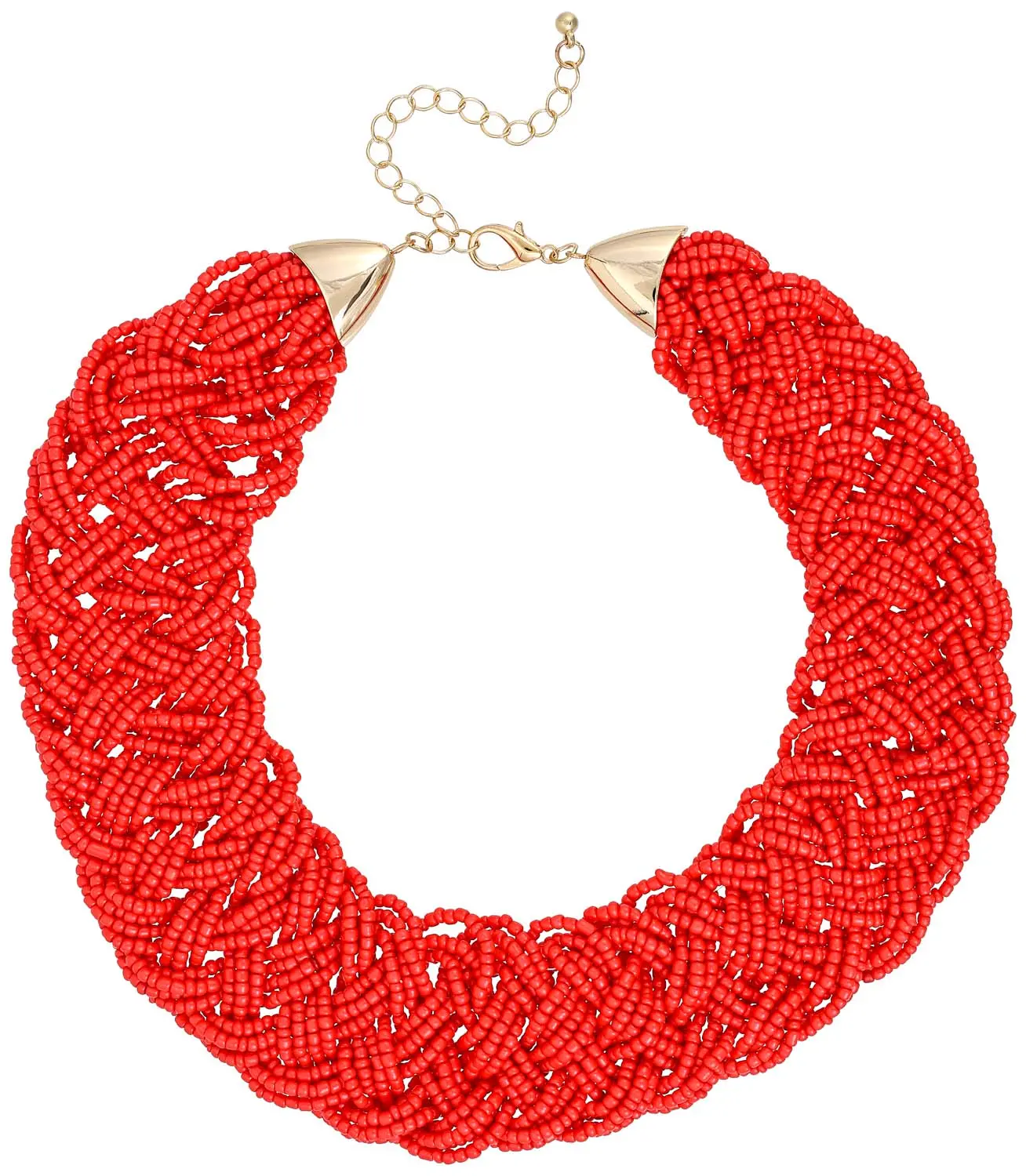 Collier - Braided Red