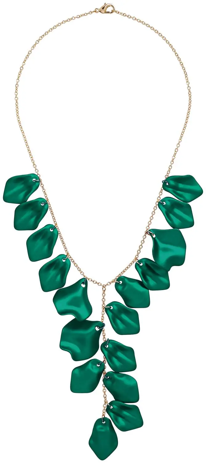 Collier - Emerald Leaves