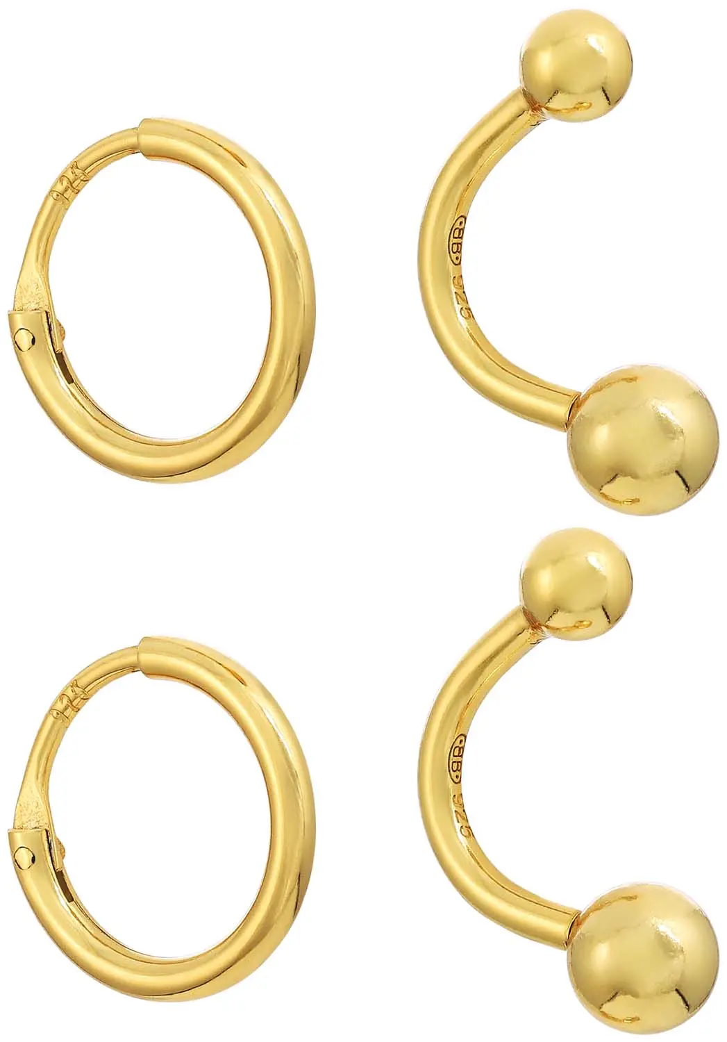 Set di orecchini a perno - Classic Design