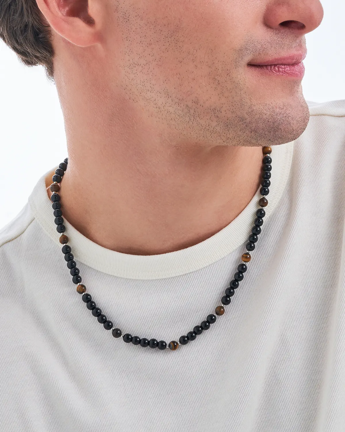 Herenketting - Brown Tigereye