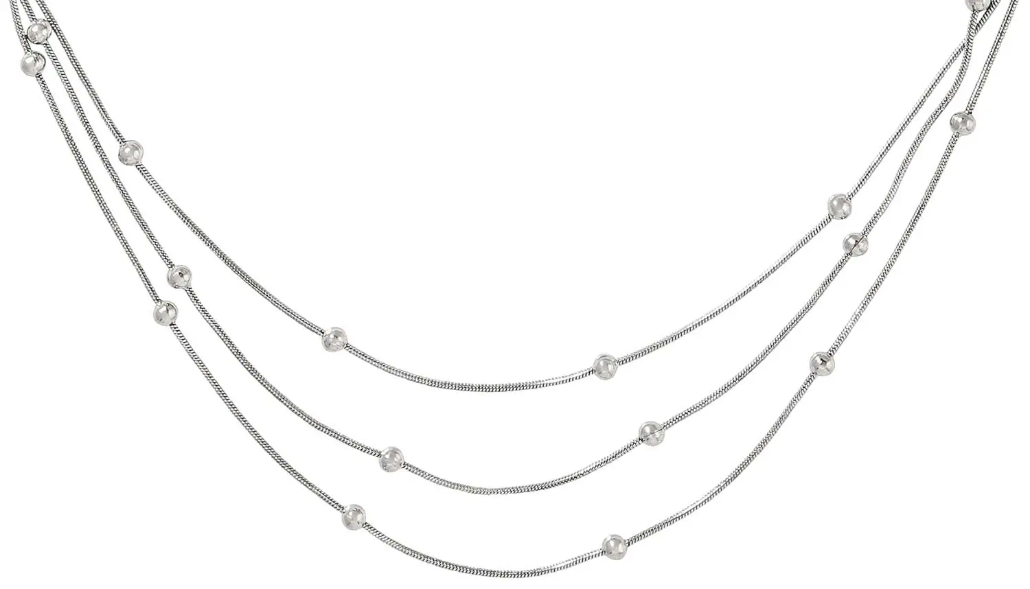 Layering ketting - Steel Beads