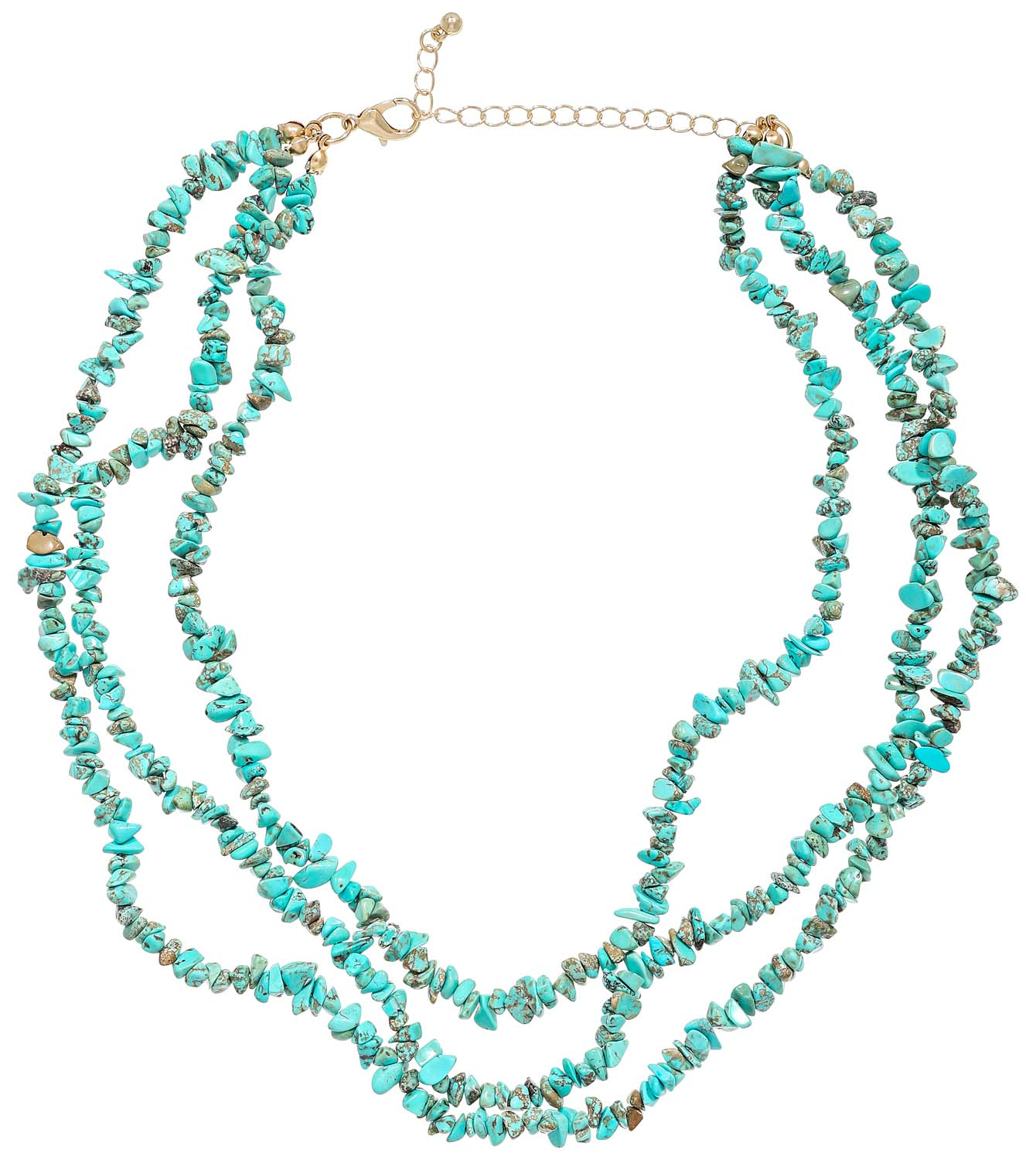 Layering ketting - Edgy Turquoise