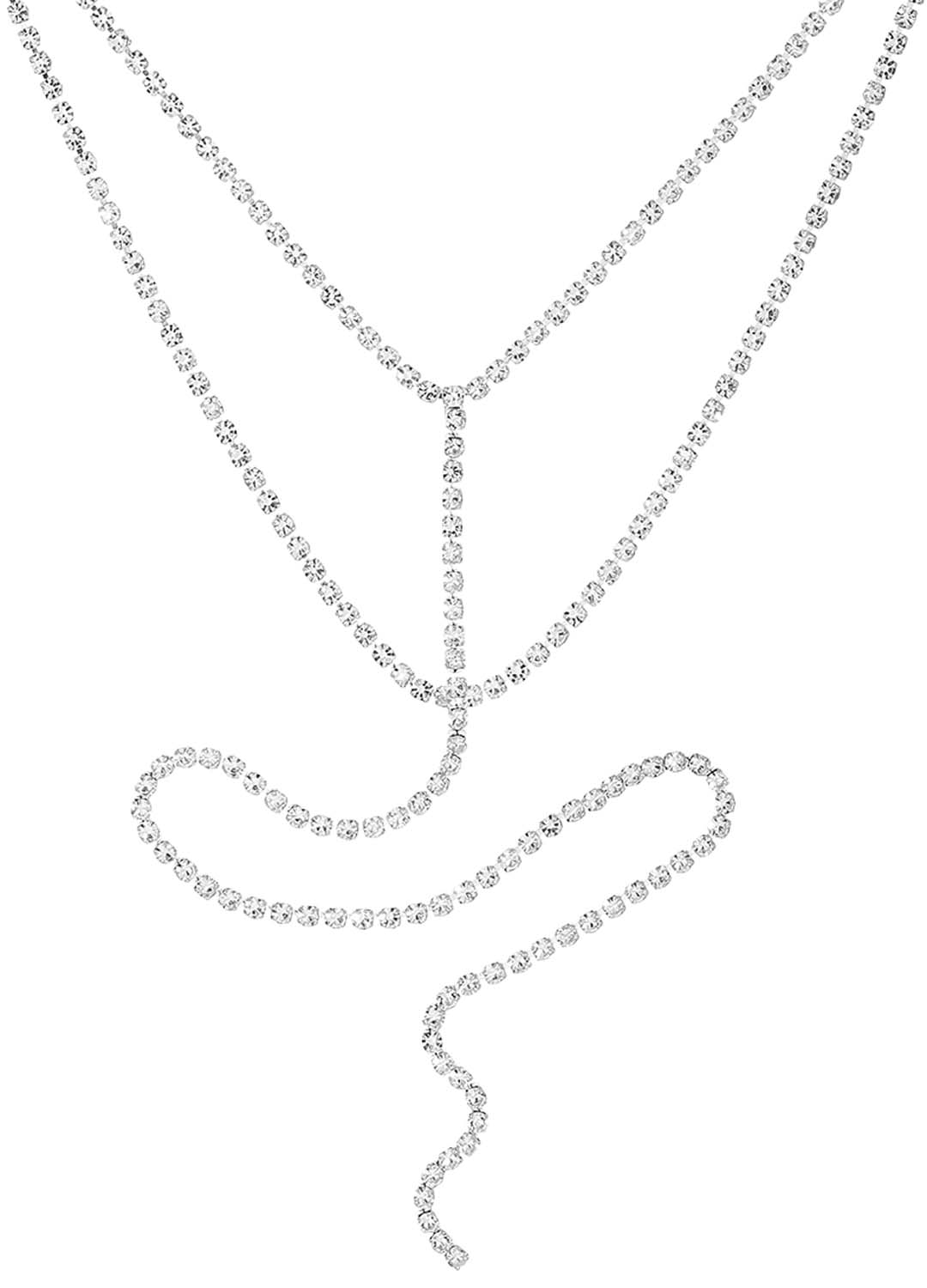 Collier multi-rangs - Sparkling Elegance