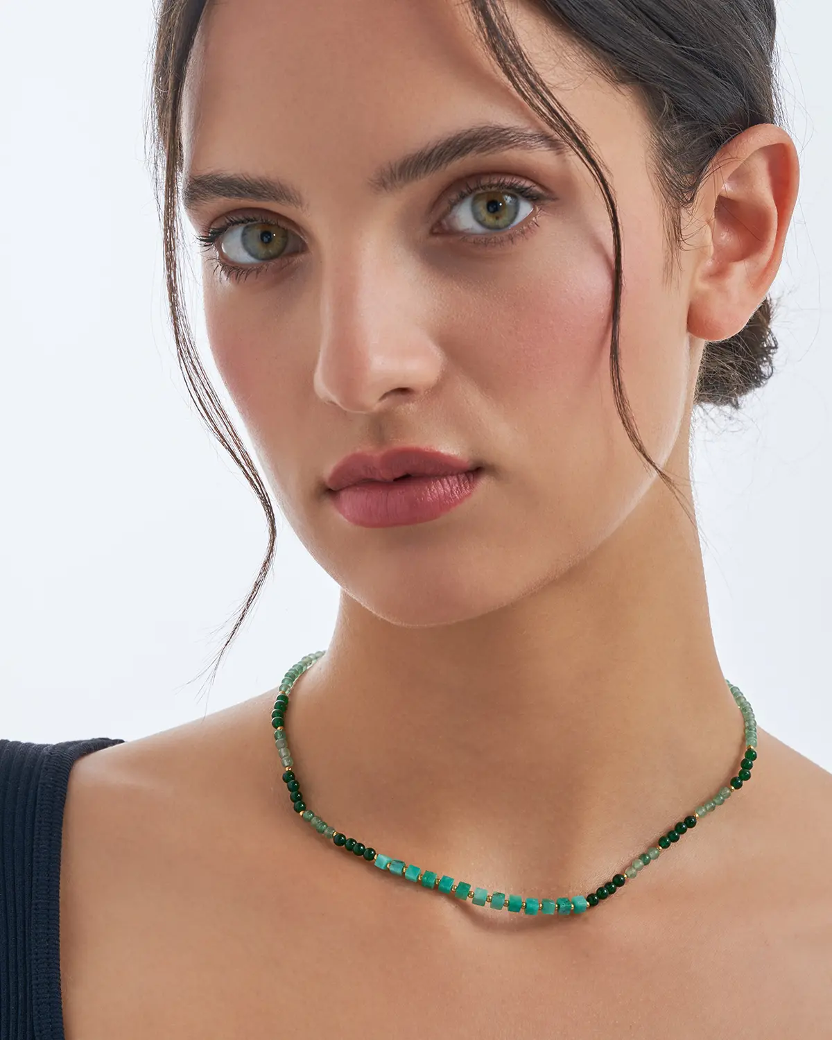 Collier - Green Jade