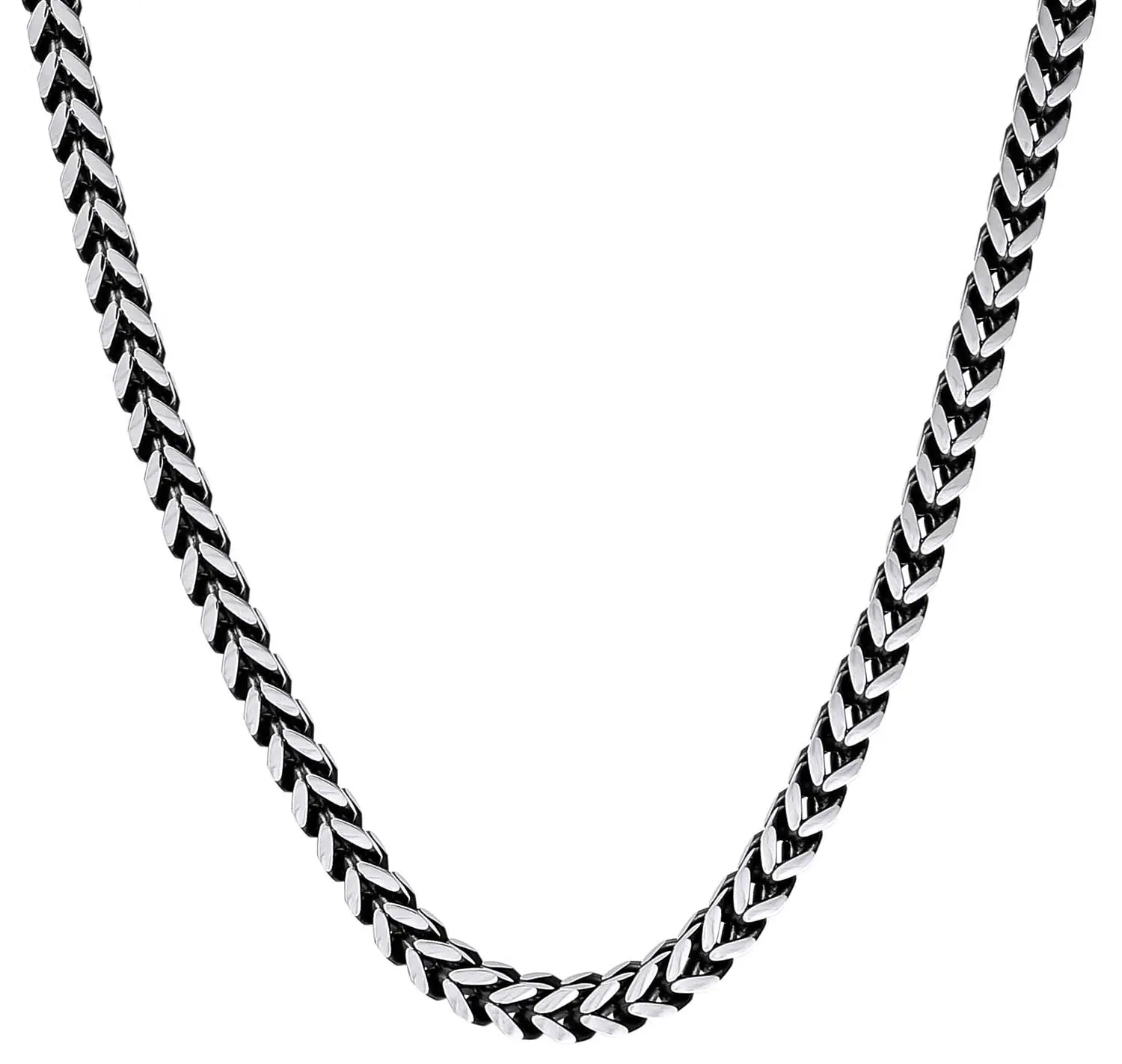 Herenketting - Antique Silver