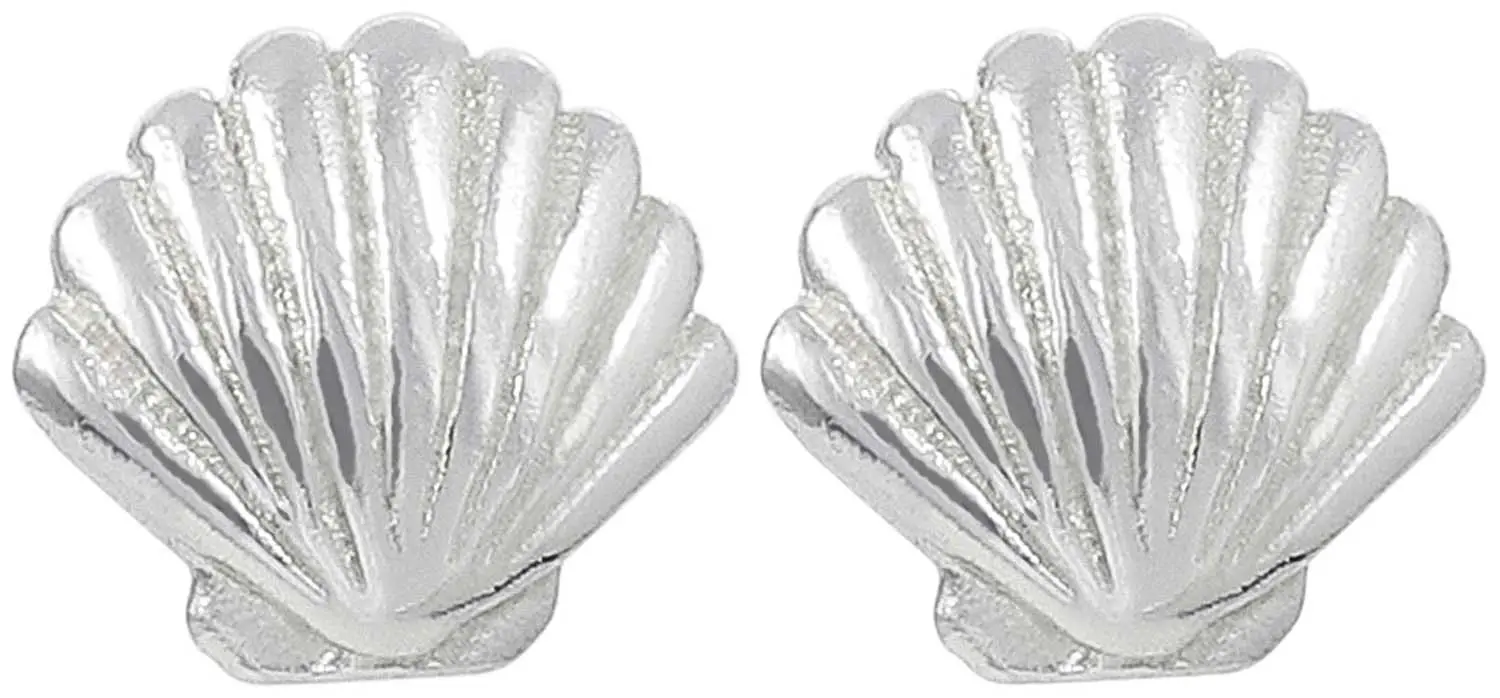 Clous d'oreilles - Silver Shell