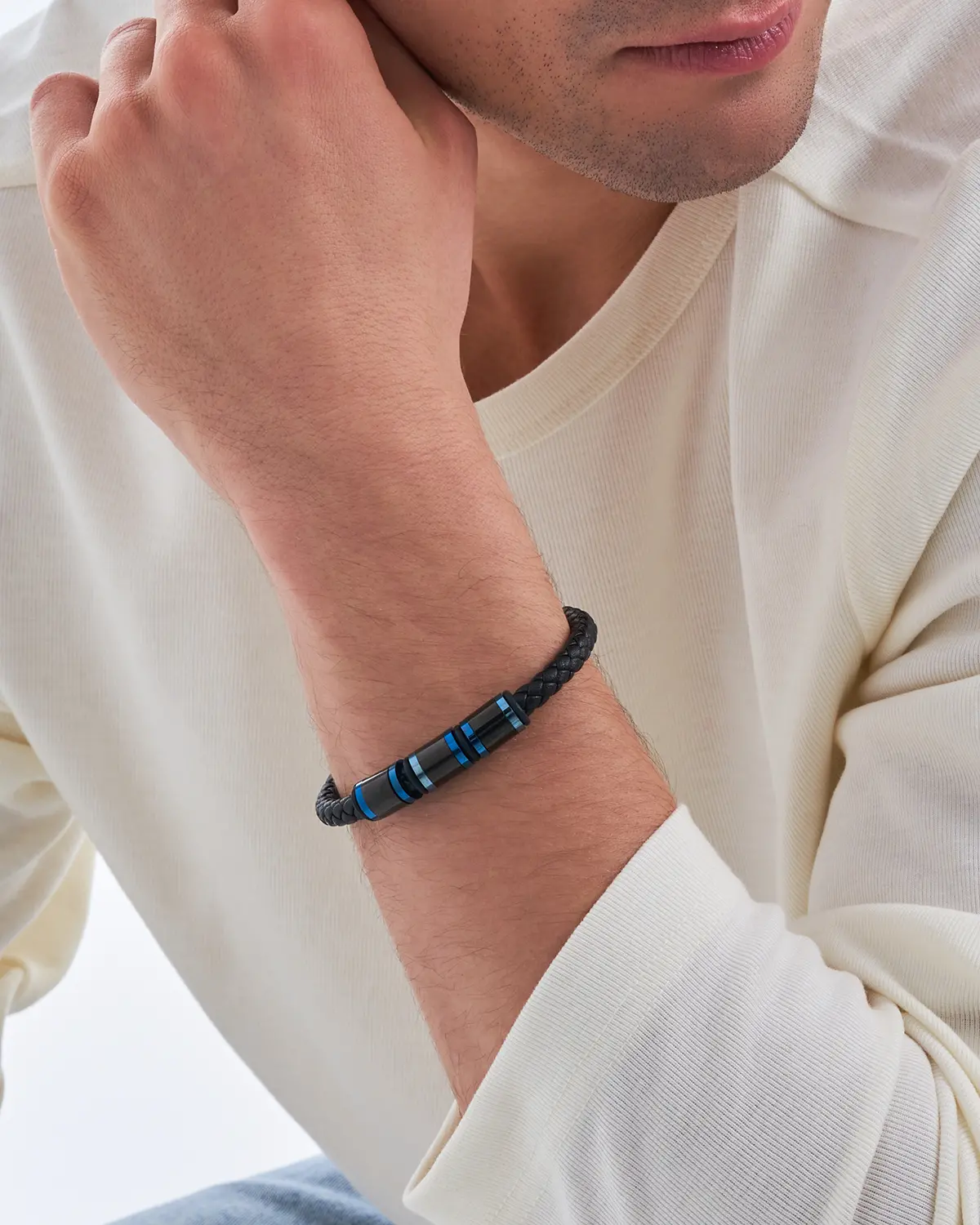 Pulsera para hombre - Blue Details