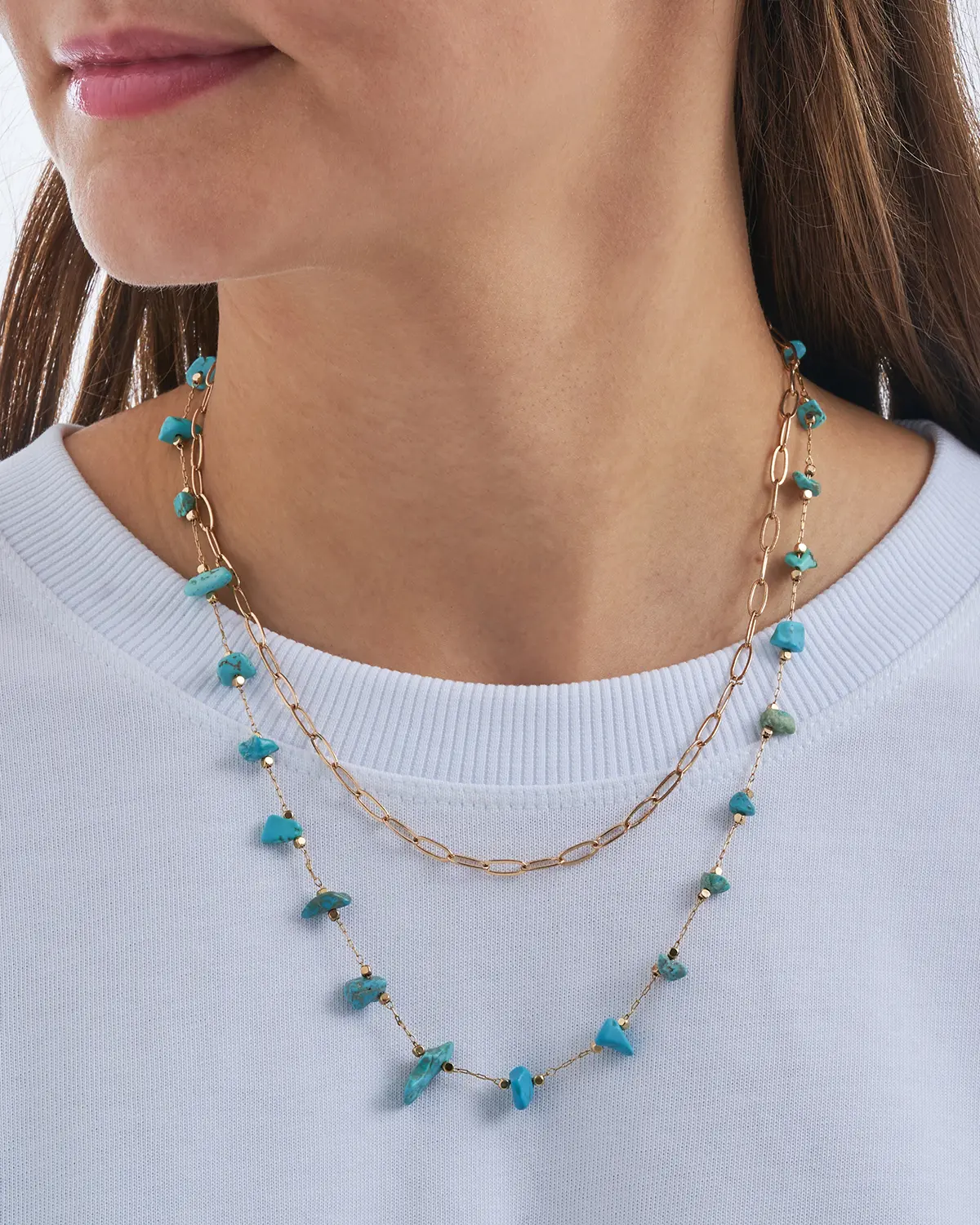 Ensemble de colliers - Shiny Turquoise