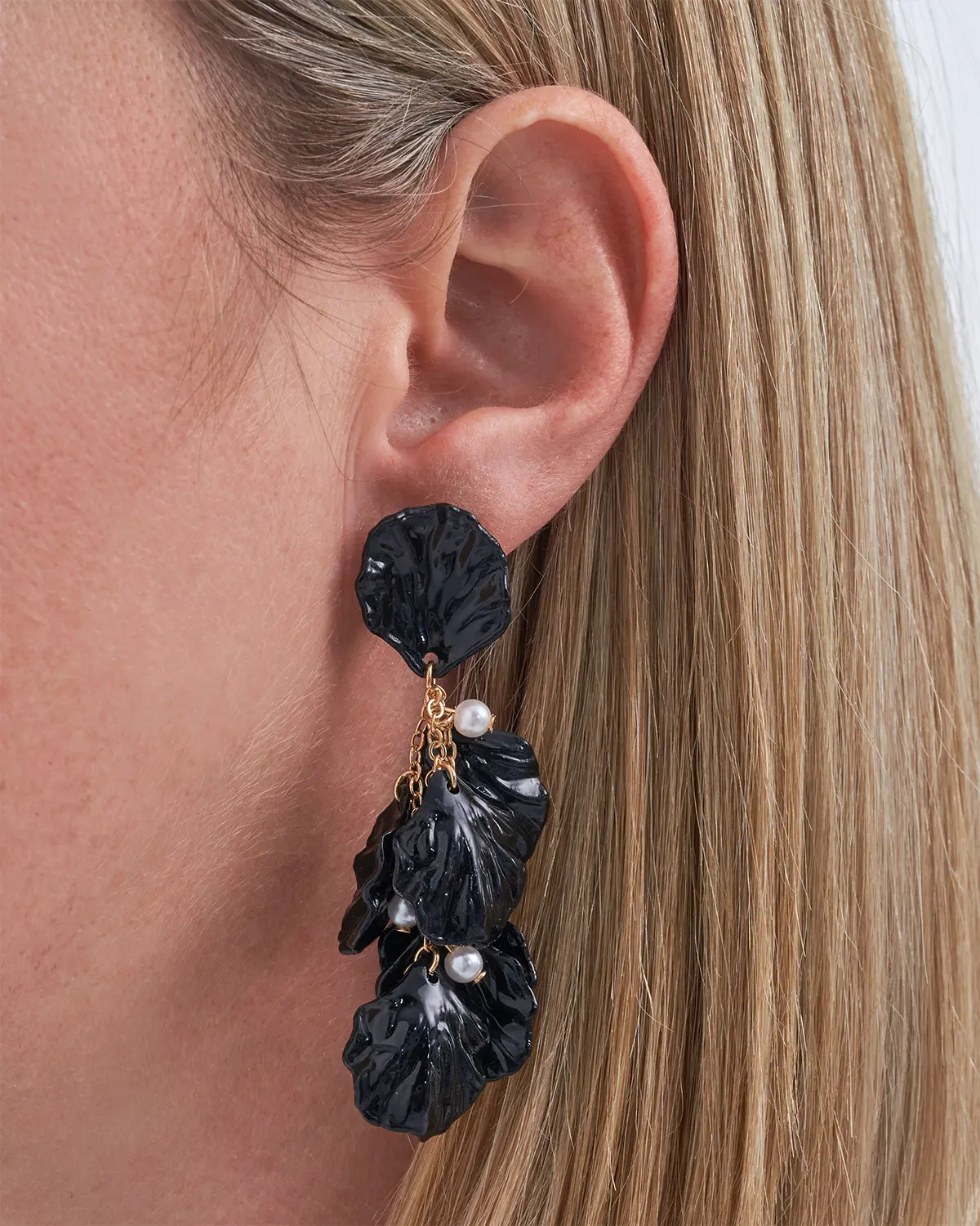 Pendientes - Black Blossom 