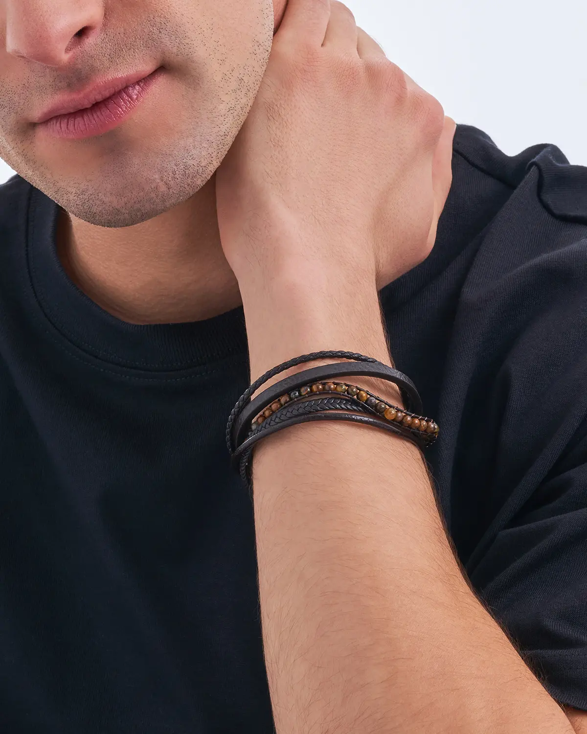 Bracelet pour hommes - Brave Brown