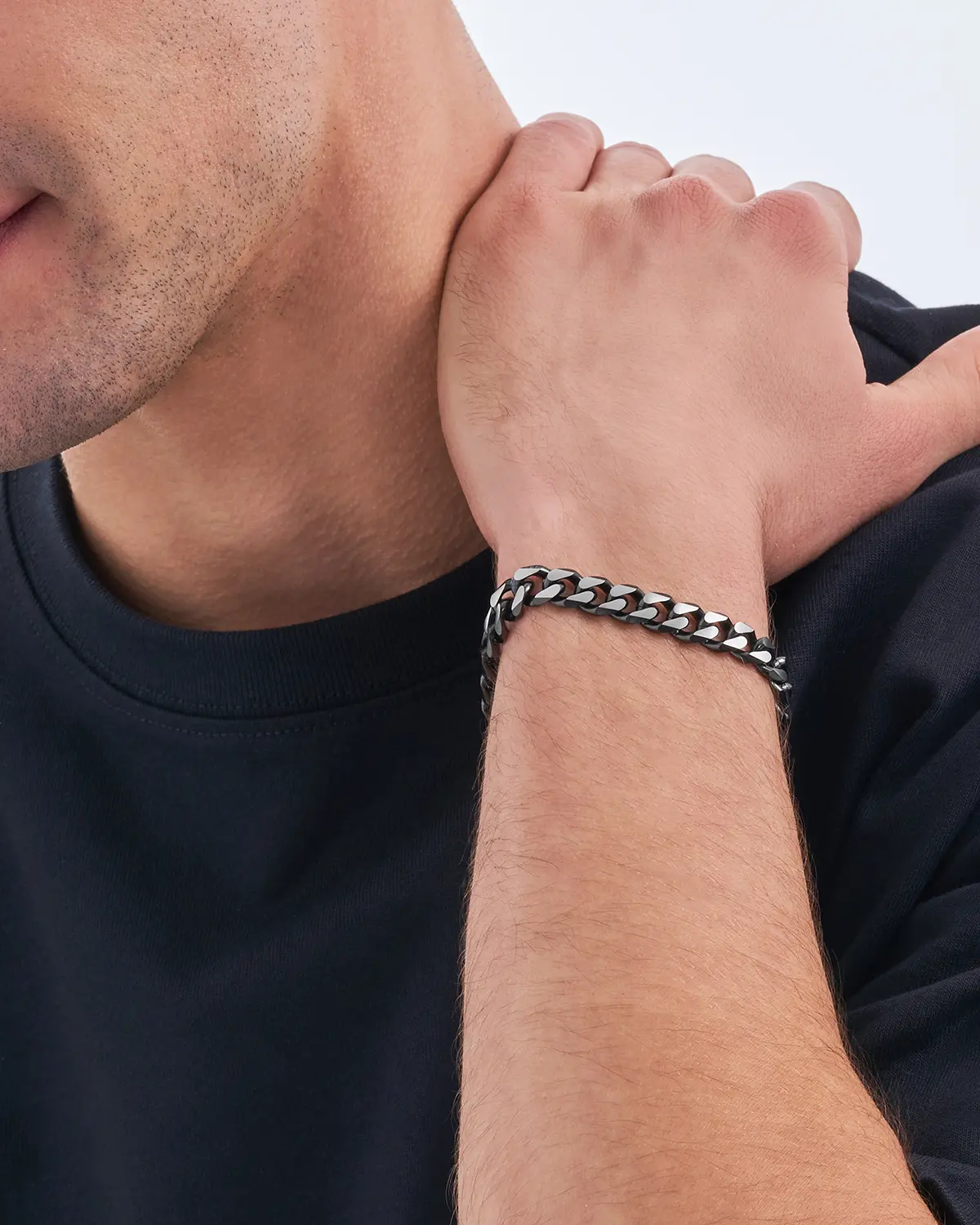 Herren Armband - Shiny Black 