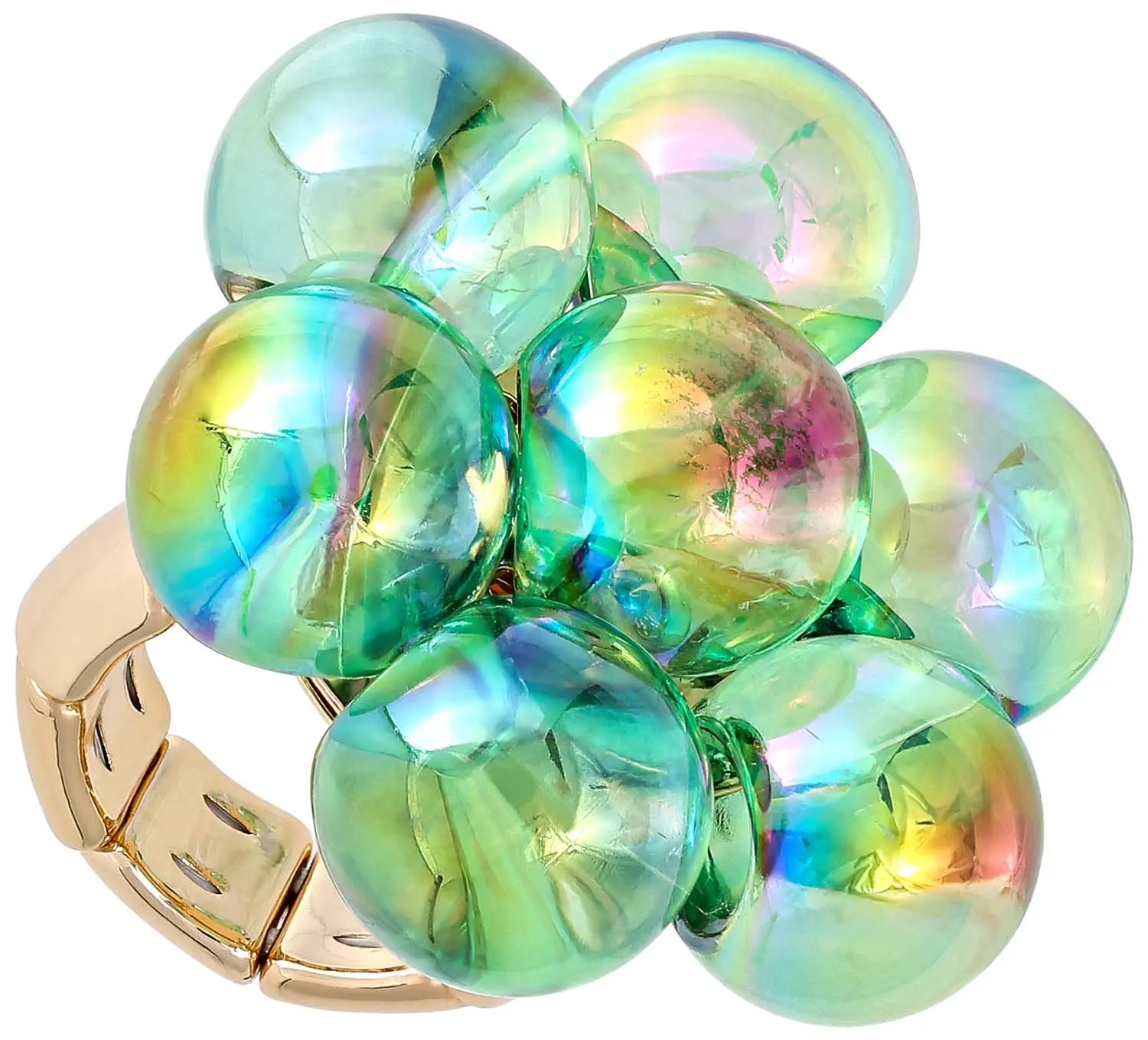 Anillo - Green Bubbles