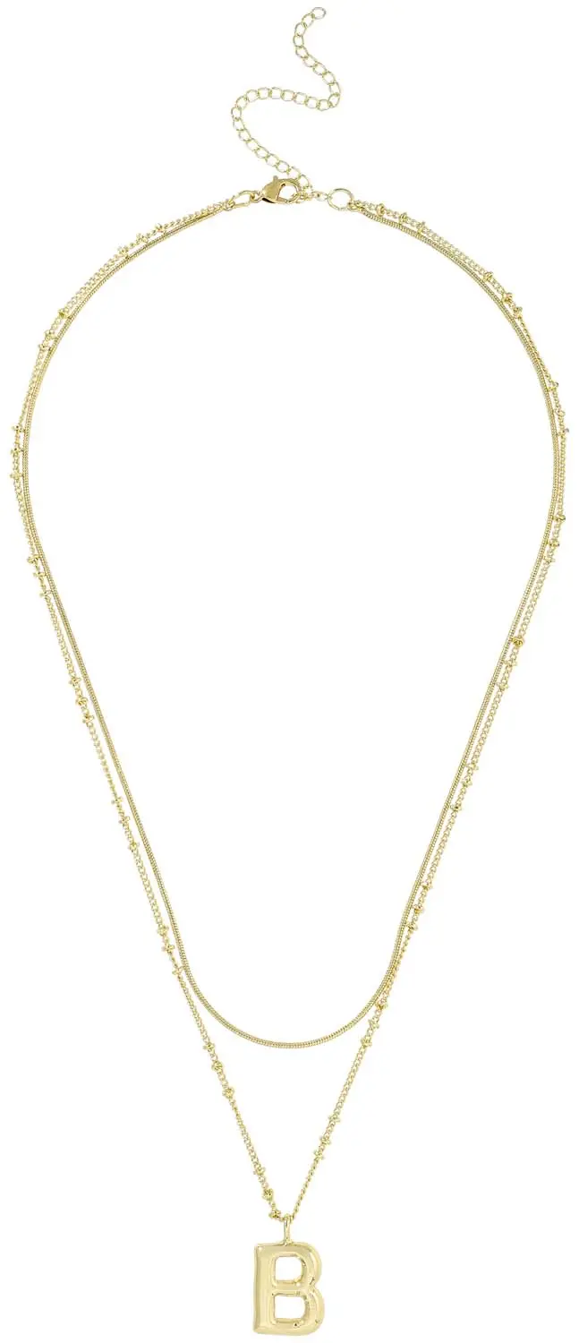 Collier multirangs - Initial B