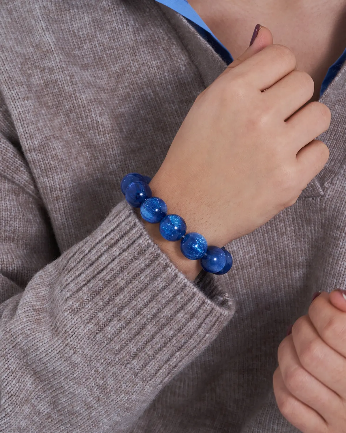 Bracelet - Glitter Blue