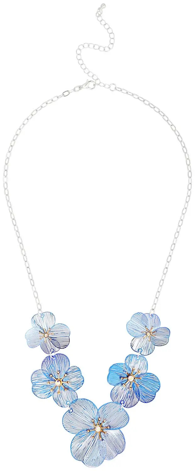 Collar - Blue Blossoms