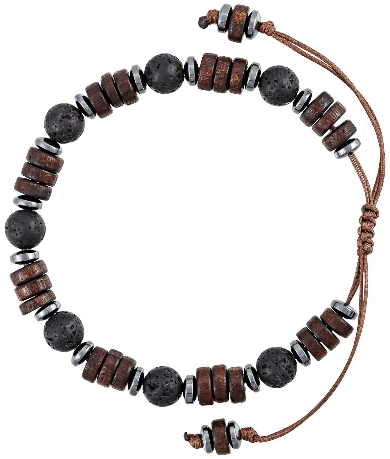 Herren Armband - Brown Wood