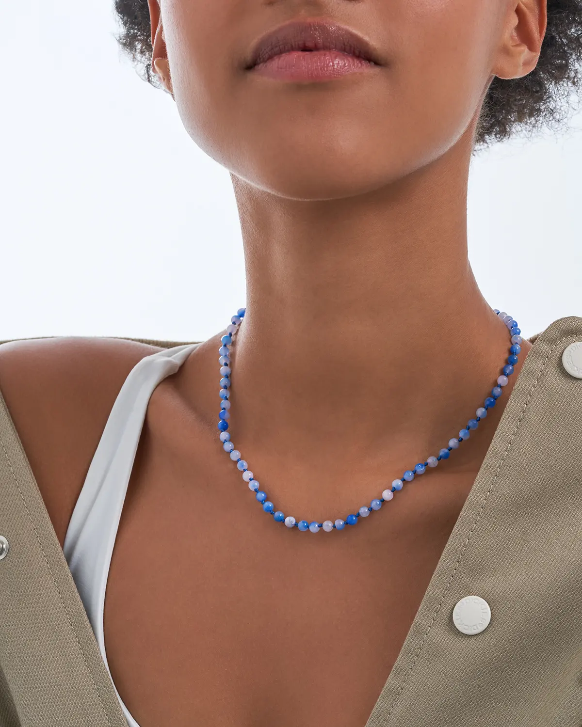 Collar - Blue Jade