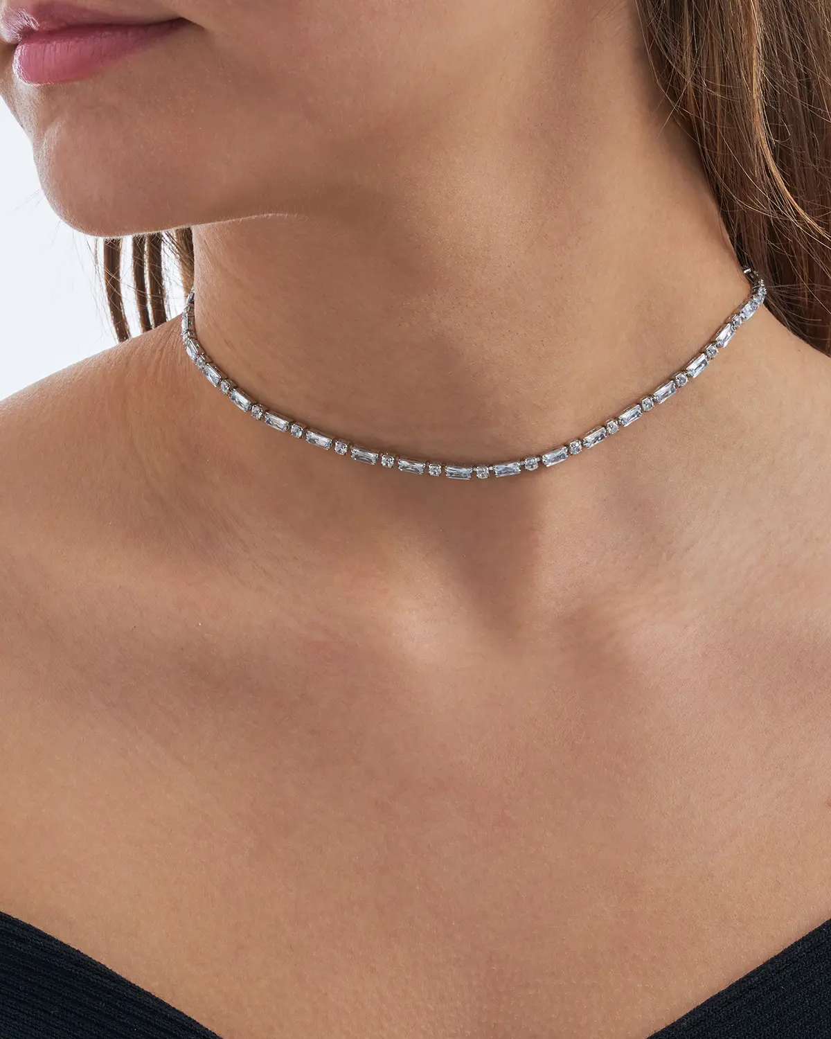 Collier ras du cou - Silver Glam