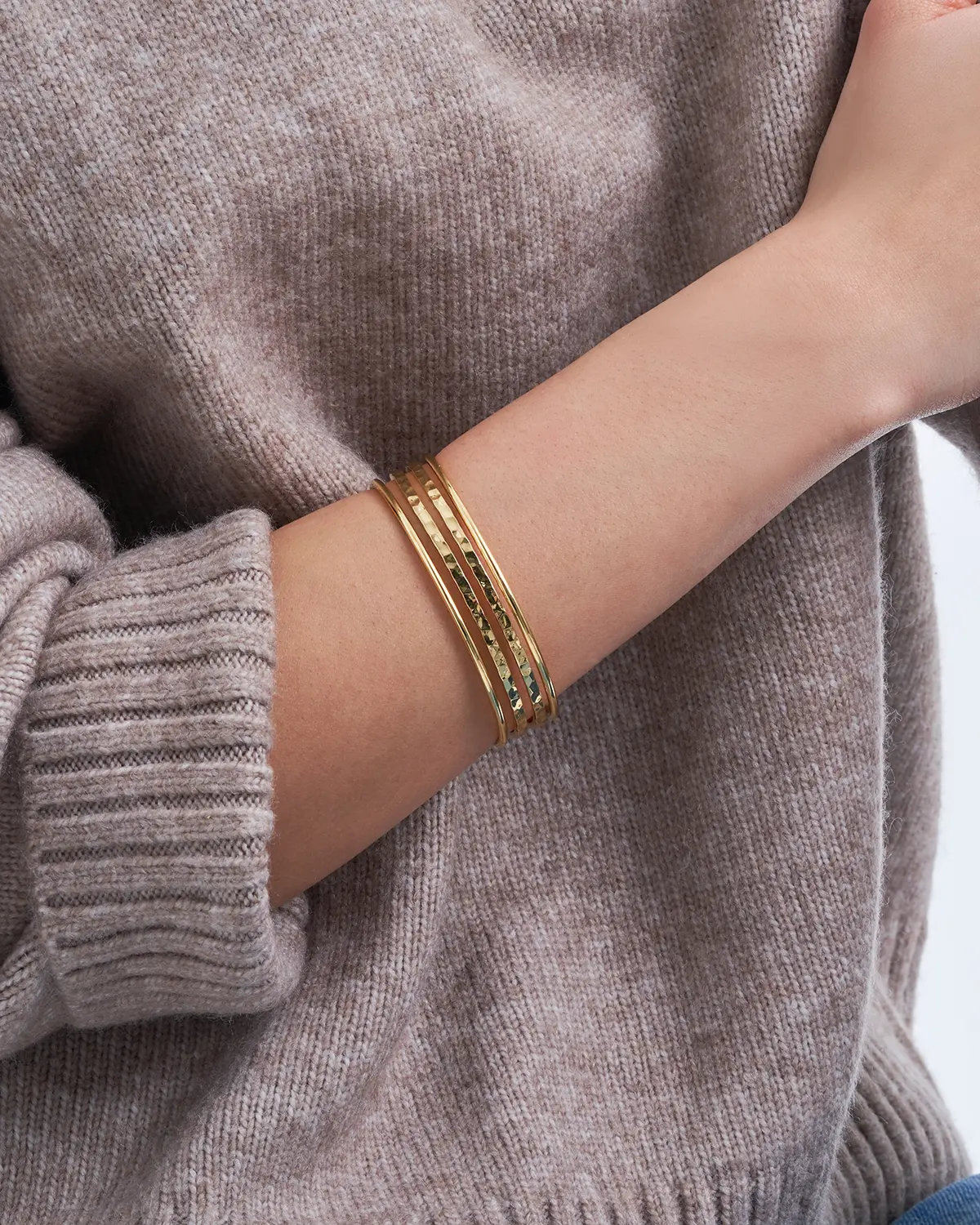 Bracelet jonc - Golden Treasure