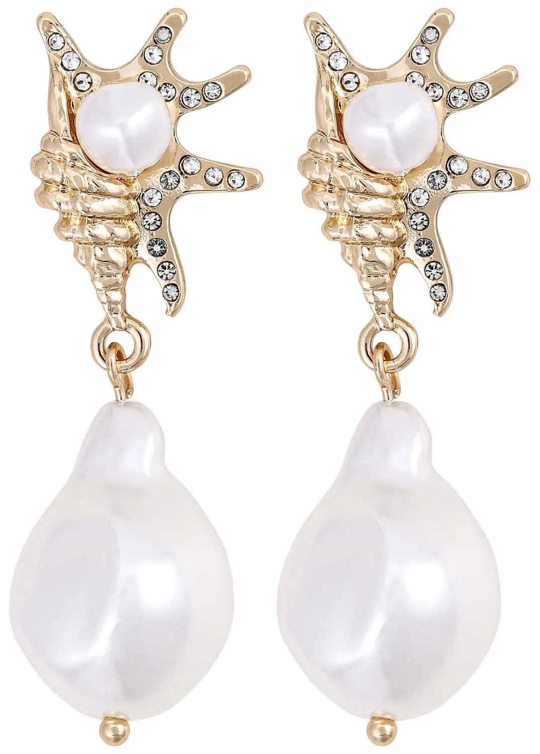 Clous d'oreilles - Pearly Conch