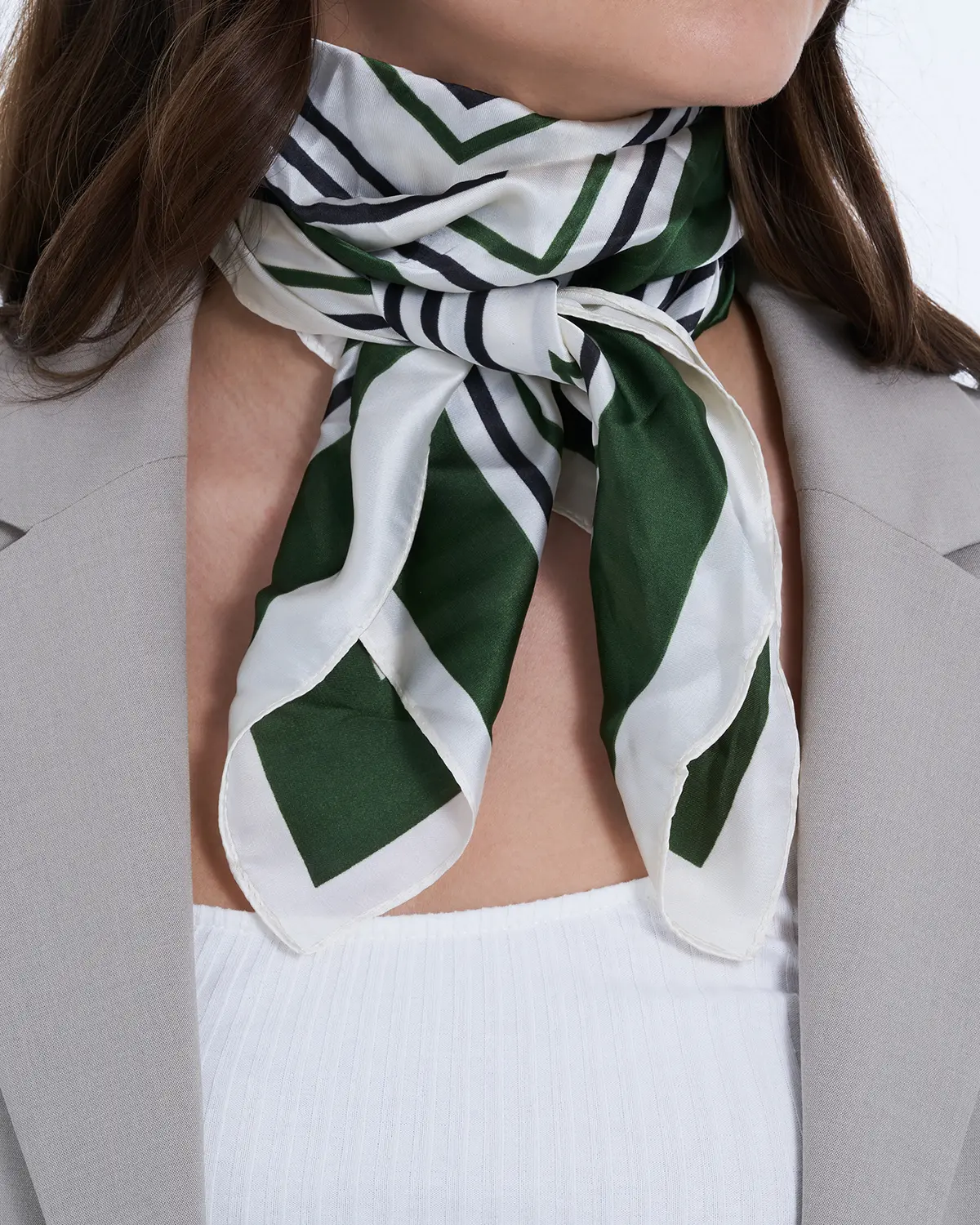 Foulard - Geometric Green