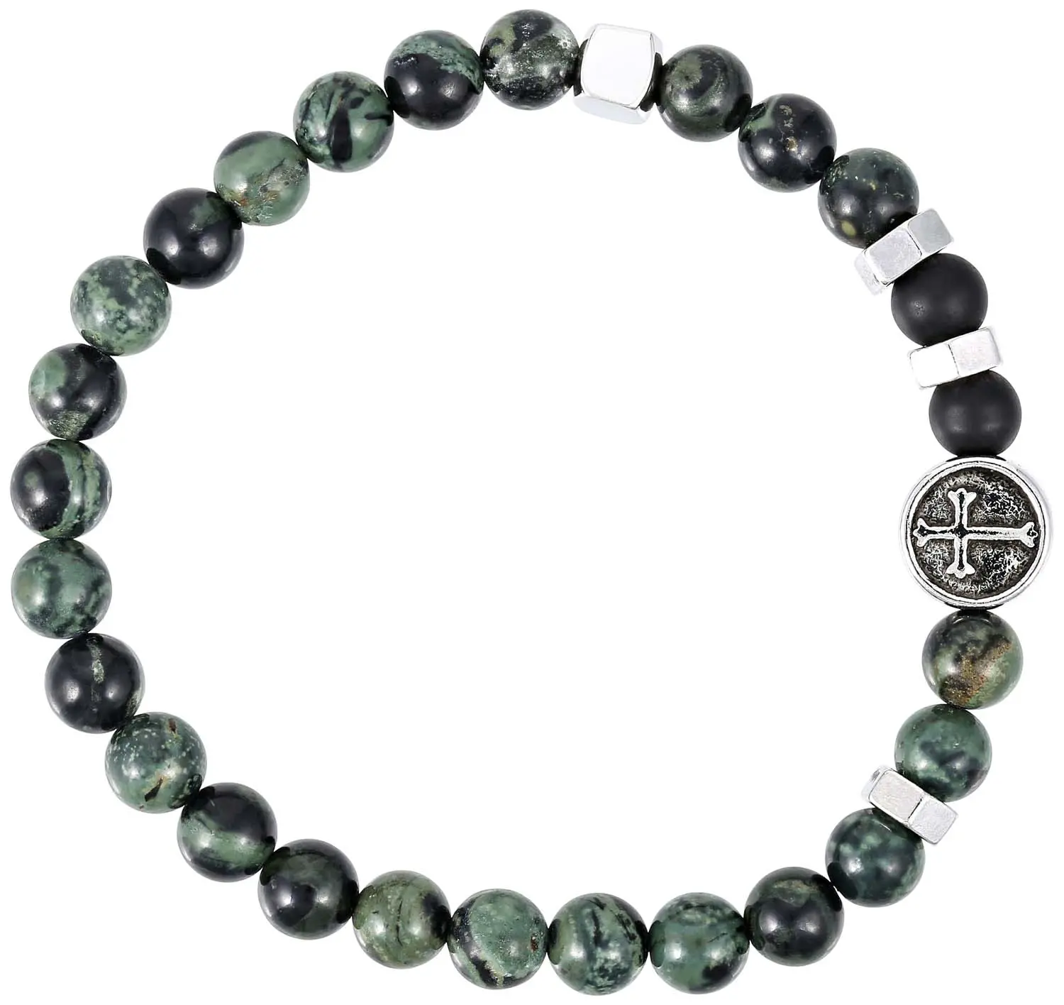 Braccialetto da uomo - Green Aventurine